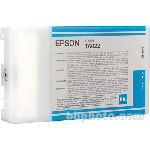 Epson UltraChrome Cyan Ink Cartridge (110ml)