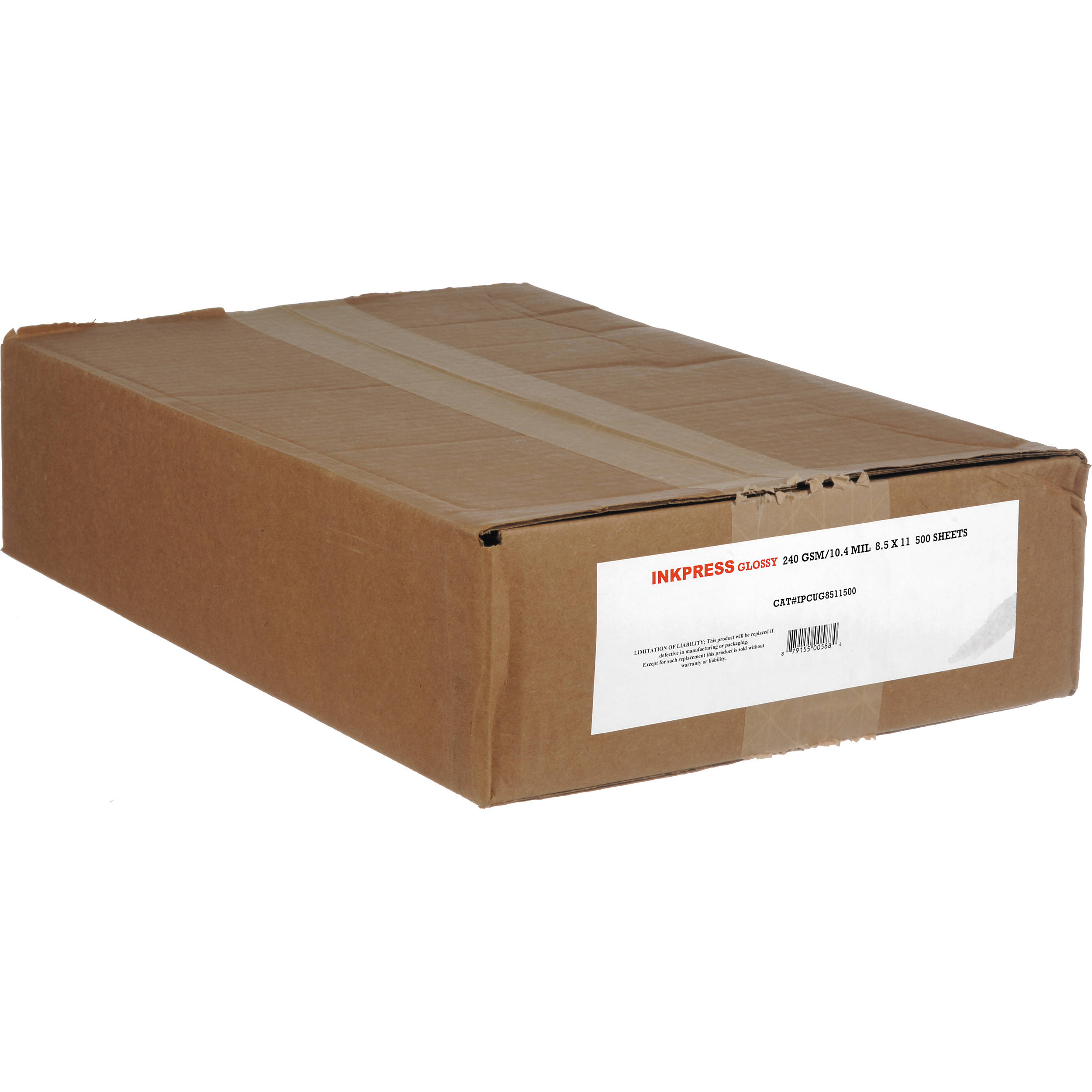 Inkpress Media RC Glossy Inkjet Paper (240gsm) - 8.5 x 11" 500 Sheets