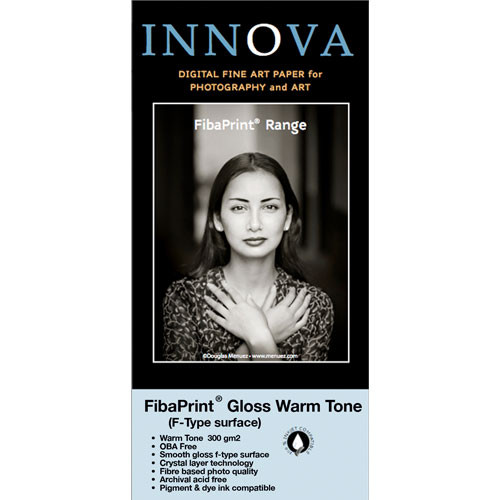 Innova FibaPrint Warm Glossy Inkjet Photo Paper (300 gsm) 8.5x11" - 25 Sheets