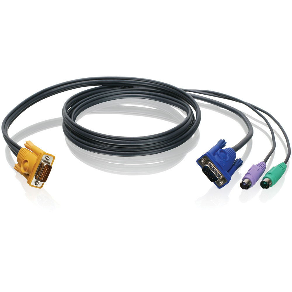 IOGEAR 6' (1.8 m) PS/2 & VGA Bonded KVM Cable