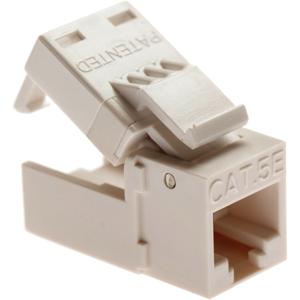 Platinum Tools EZ-SnapJack Cat 5e Red , (40 Pieces)