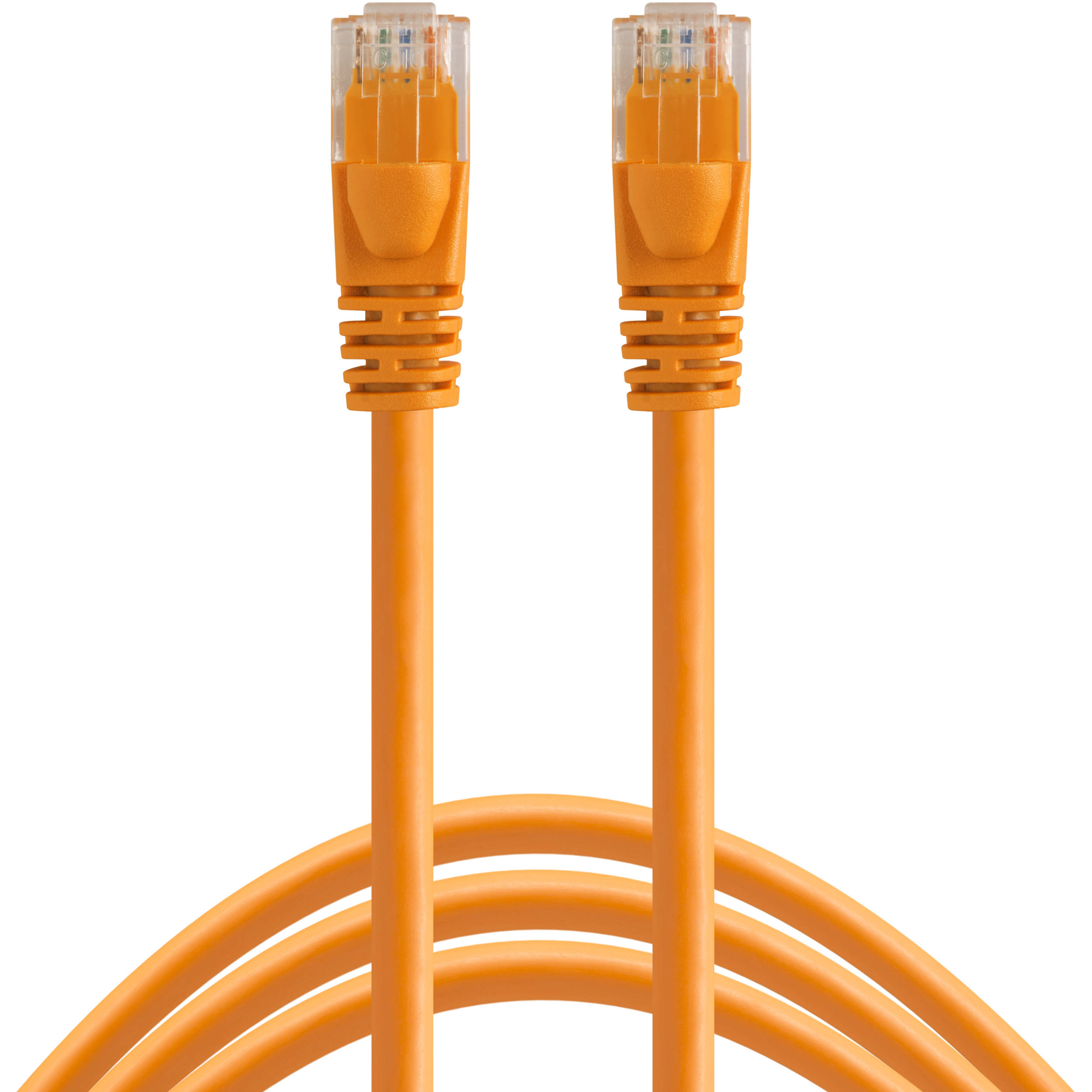 Tether Tools TetherPro Cat6 550 MHz Network Cable (150', Hi-Visibility Orange)