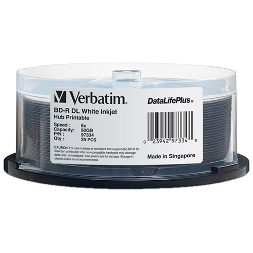 Verbatim 50GB 6x Blu-ray Disc (25-Pack Spindle)