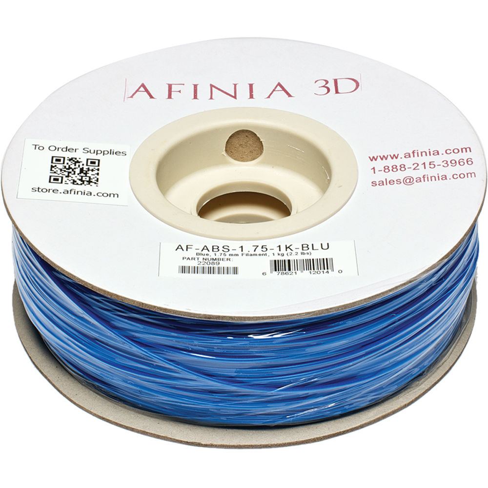 Afinia Value-Line ABS Filament for Afinia 3D Printers (Blue, 1.75mm)