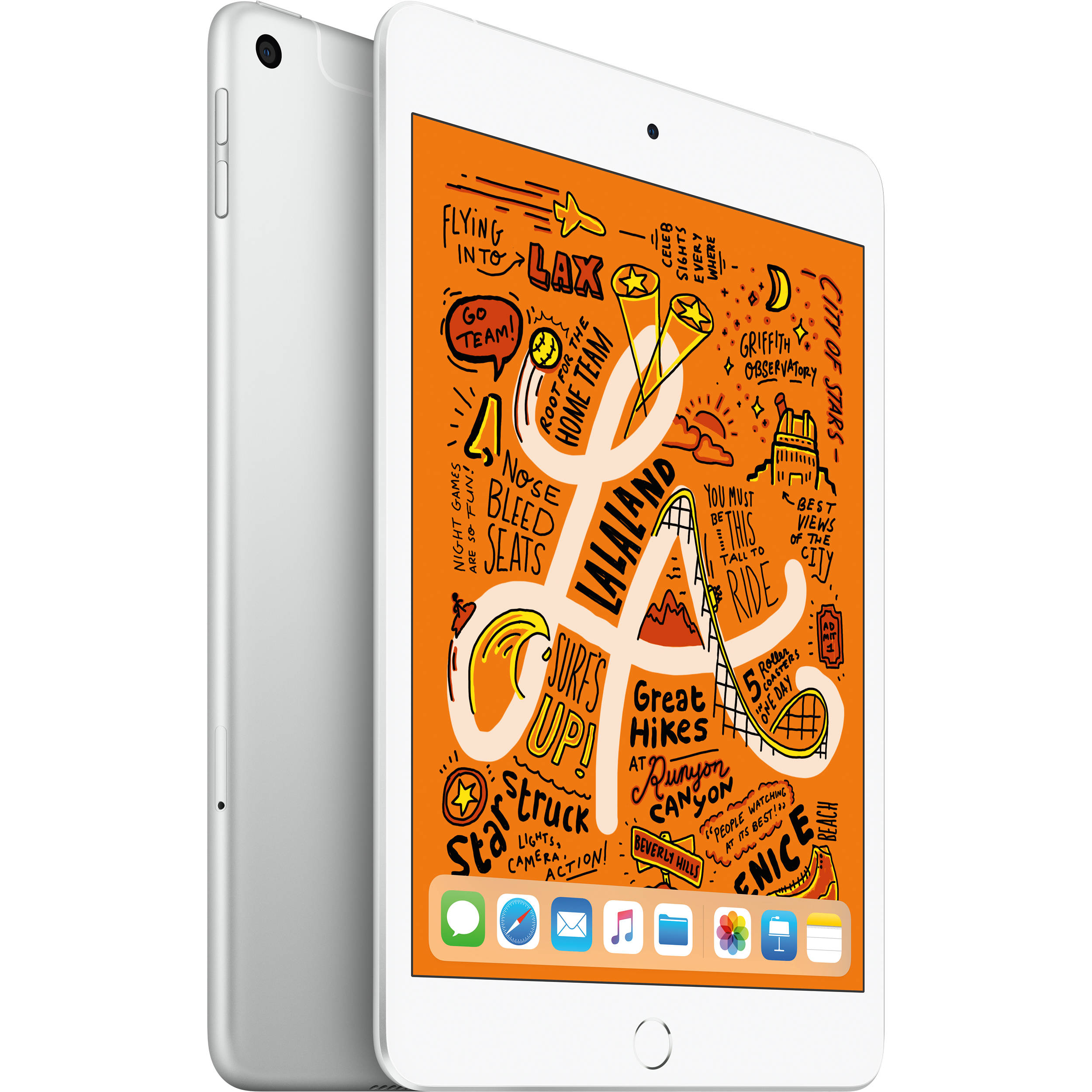 Apple 7.9" iPad mini (Early 2019, 64GB, Wi-Fi + 4G LTE, Silver)