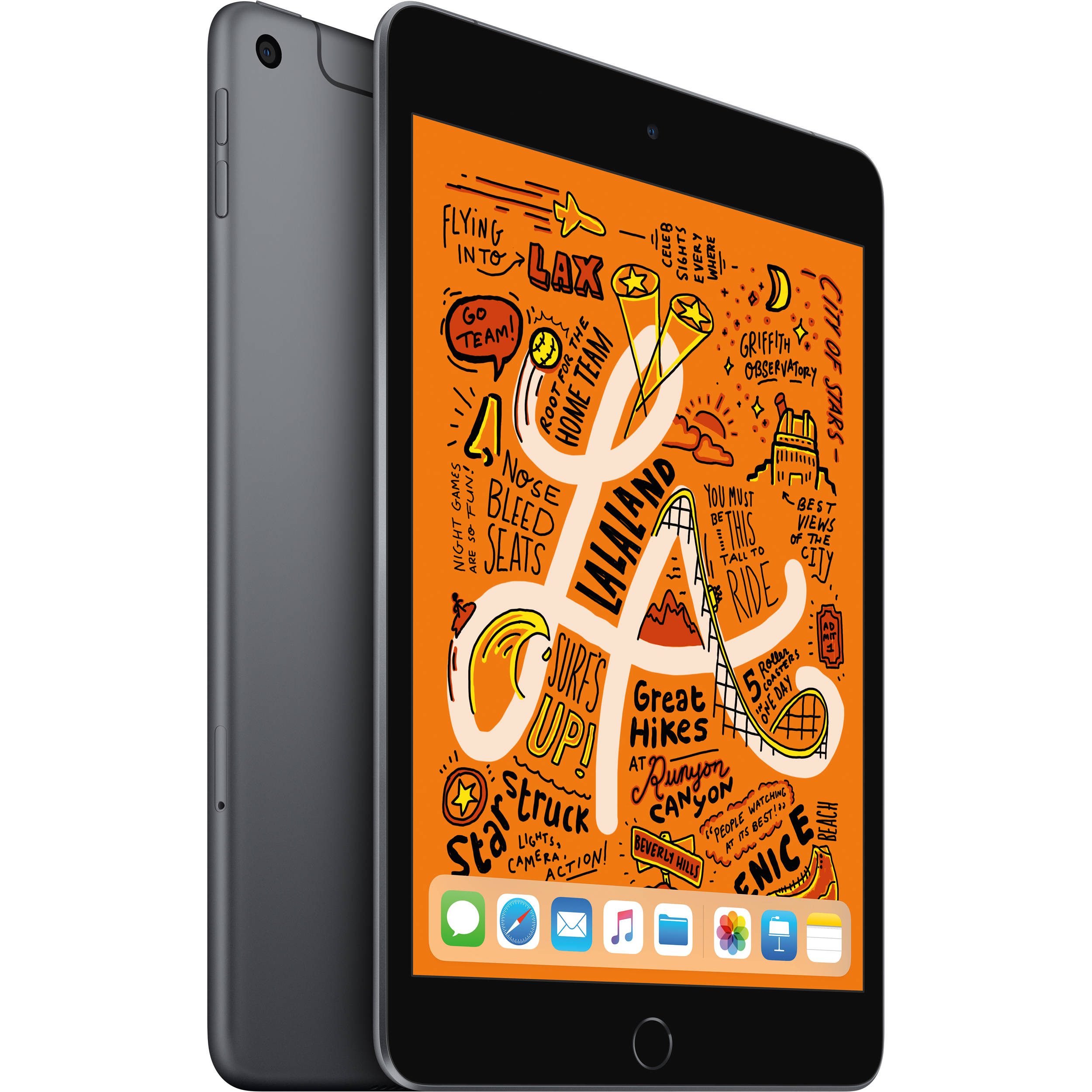 Apple 7.9" iPad mini (Early 2019, 256GB, Wi-Fi + 4G LTE, Space Gray)