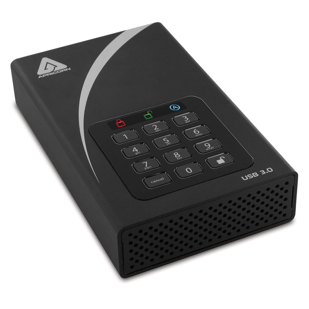 Apricorn 12TB Aegis Padlock DT USB 3.0 External Desktop Drive