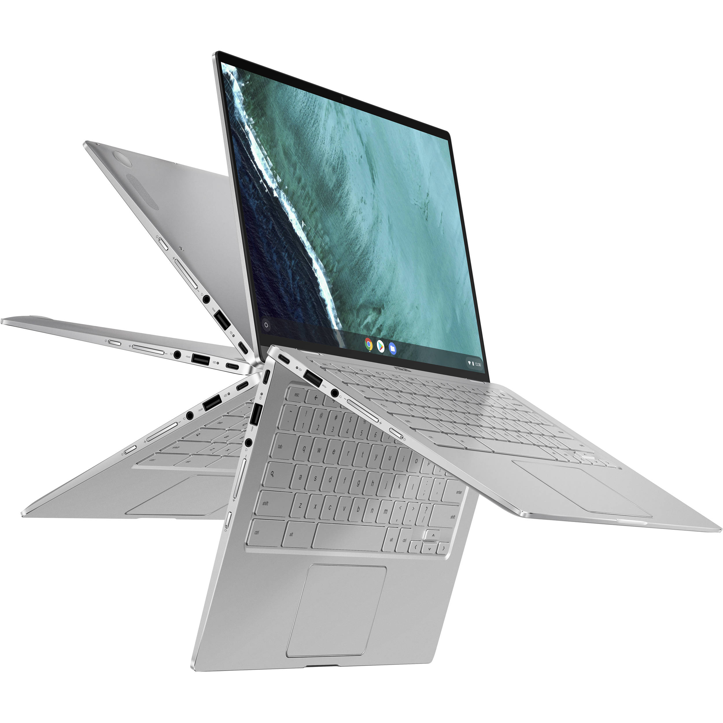 ASUS 14" C434TA-DSM4T 64GB Multi-Touch 2-in-1 Chromebook Flip