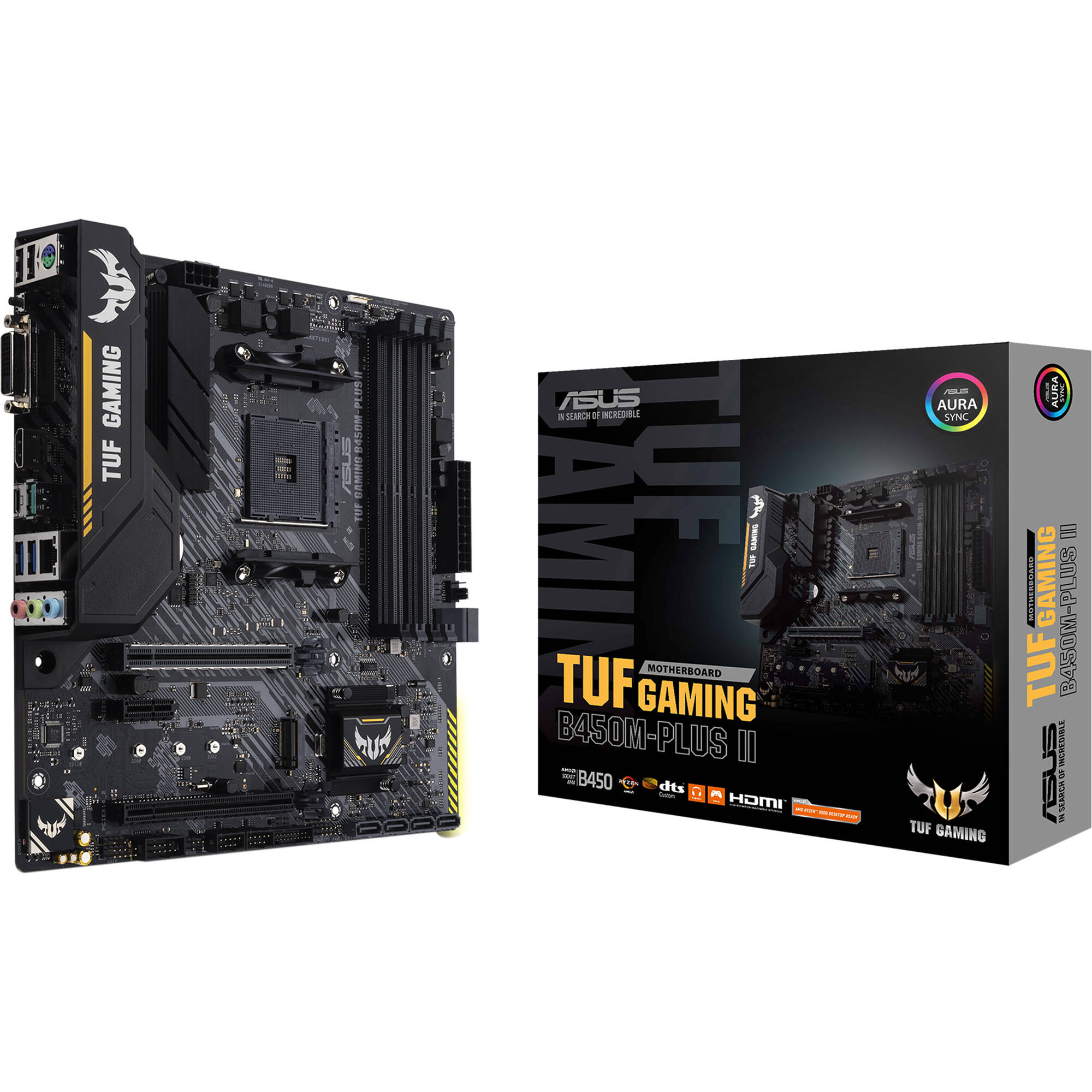 ASUS TUF Gaming B450M-Plus II AM4 Micro-ATX Gaming Motherboard