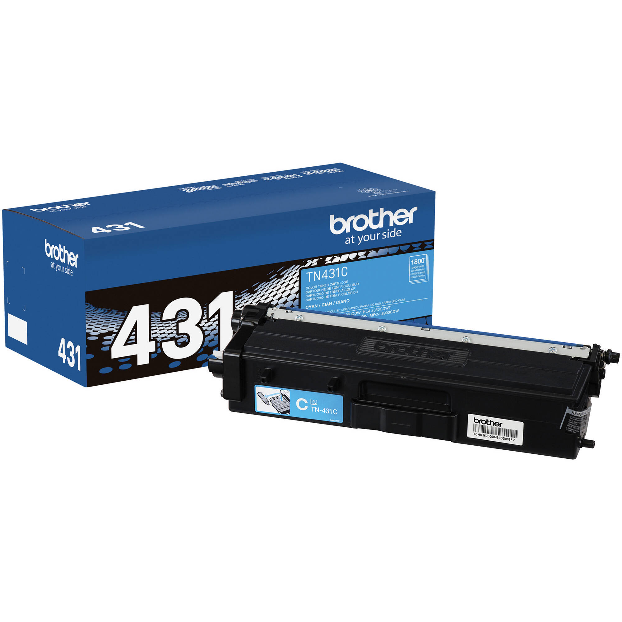 Brother TN431C Cyan Standard-Yield Toner Cartridge