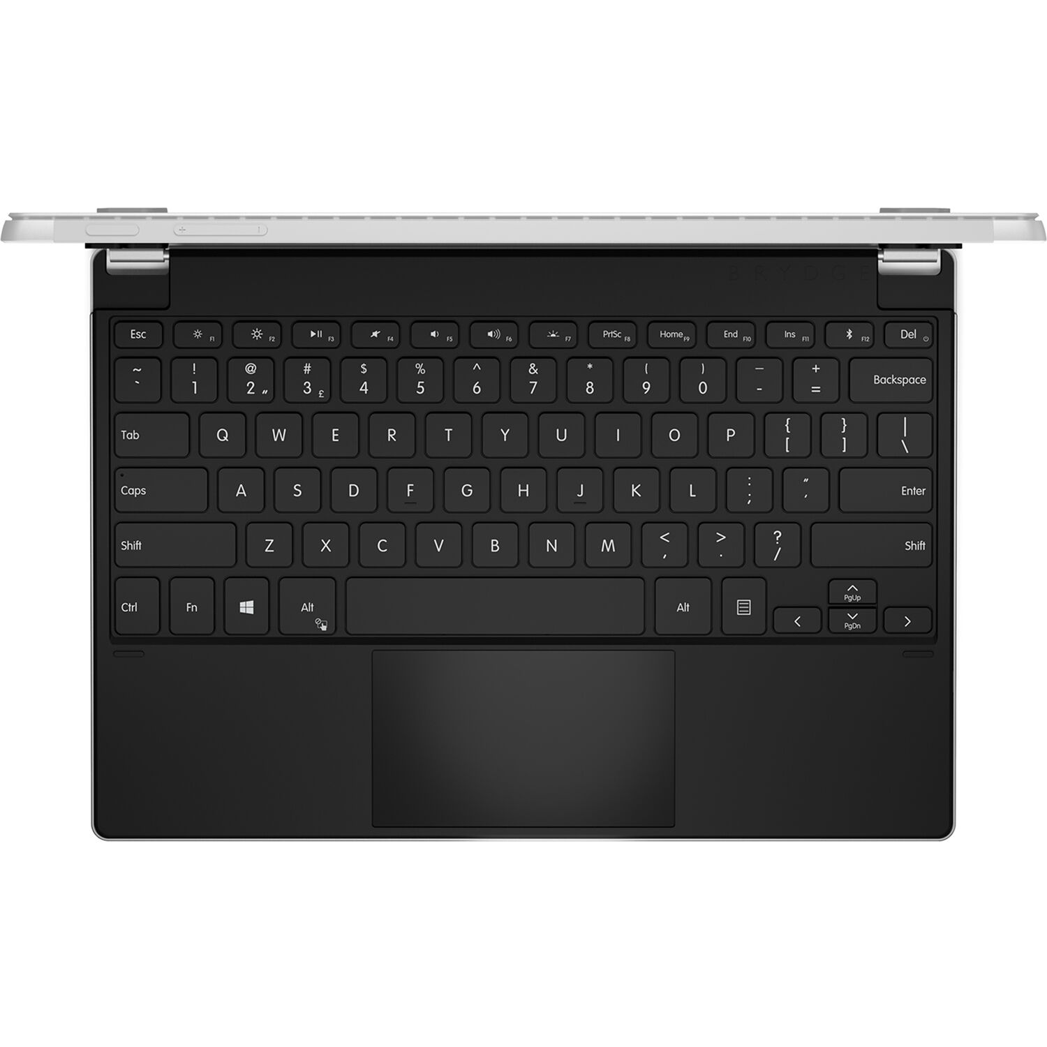 Brydge 12.3 Pro+ Wireless Backlit Keyboard with Trackpad for Surface Pro (Black)