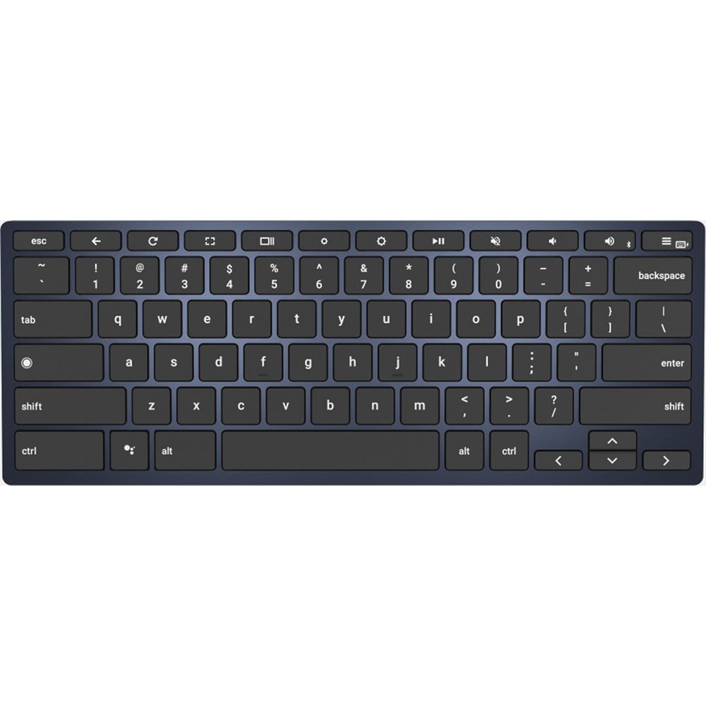 Brydge C-Type Wireless and USB Type-C Keyboard for Chrome OS (Midnight Blue)