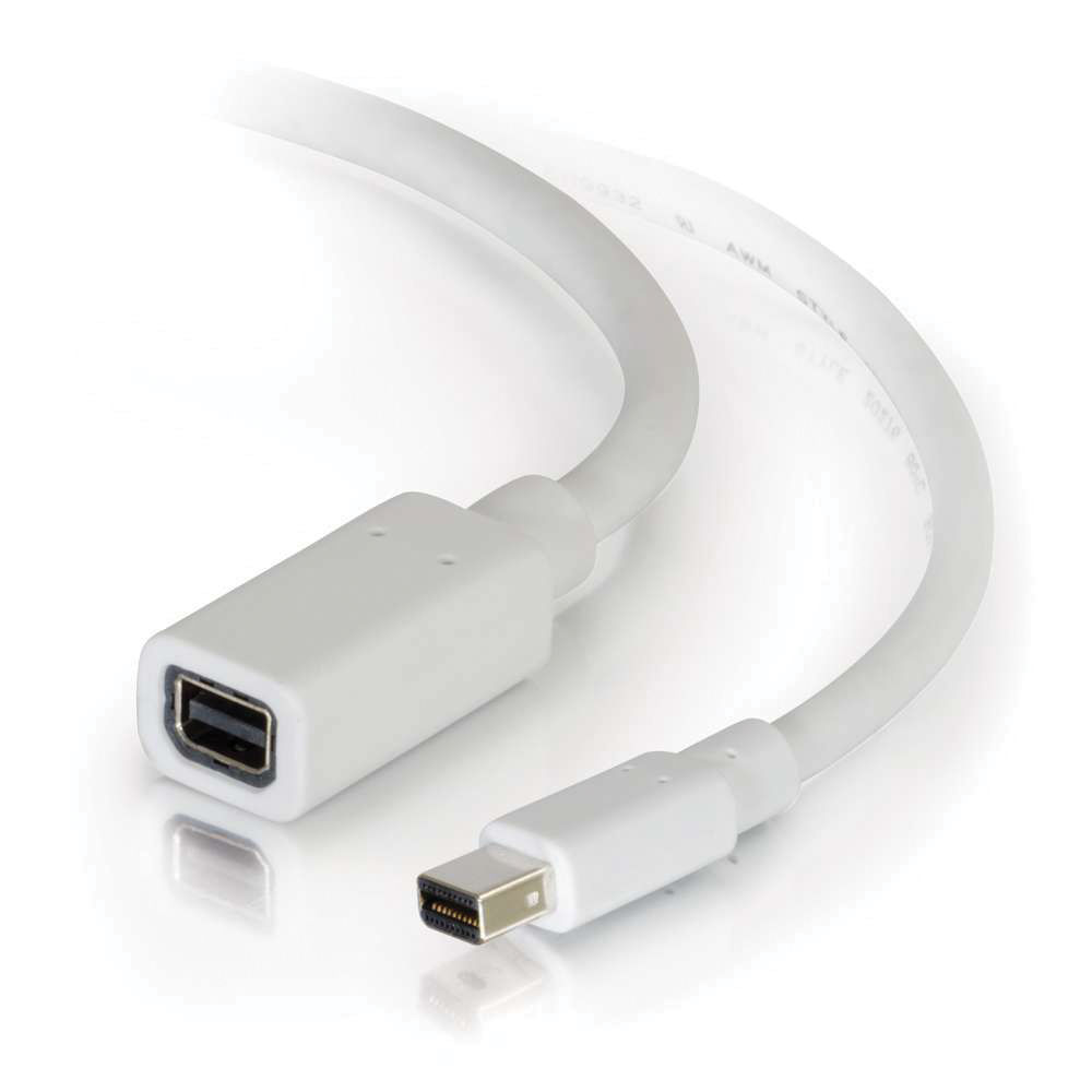 C2G Mini DisplayPort Extension Cable (10', White)