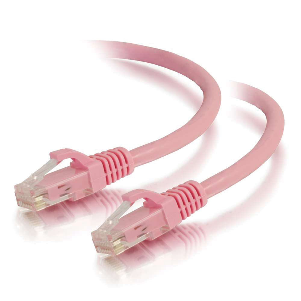 C2G 6" Cat5e Snagless Unshielded (UTP) Network Patch Cable (Pink)