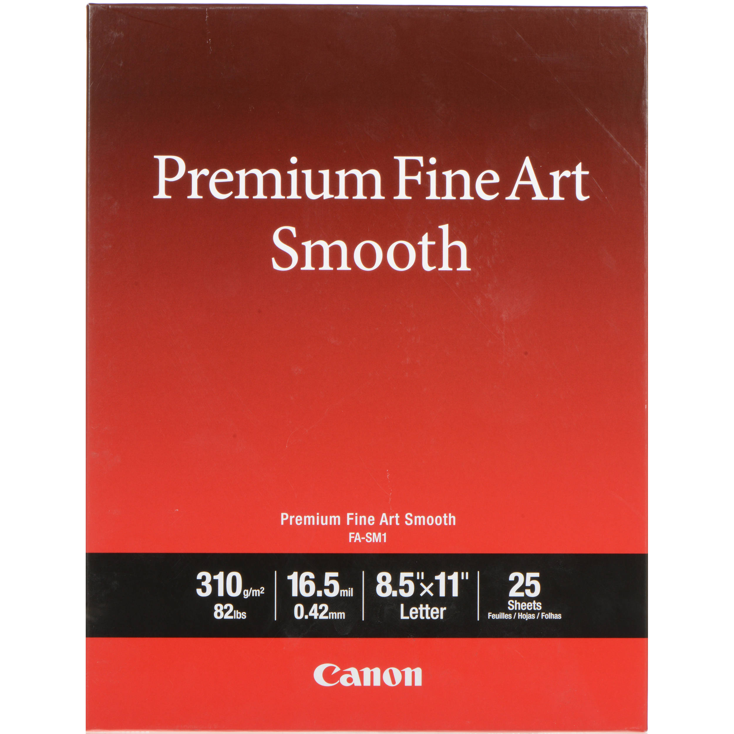 Canon Premium Fine Art Smooth Paper (8.5 x 11", 25 Sheets)