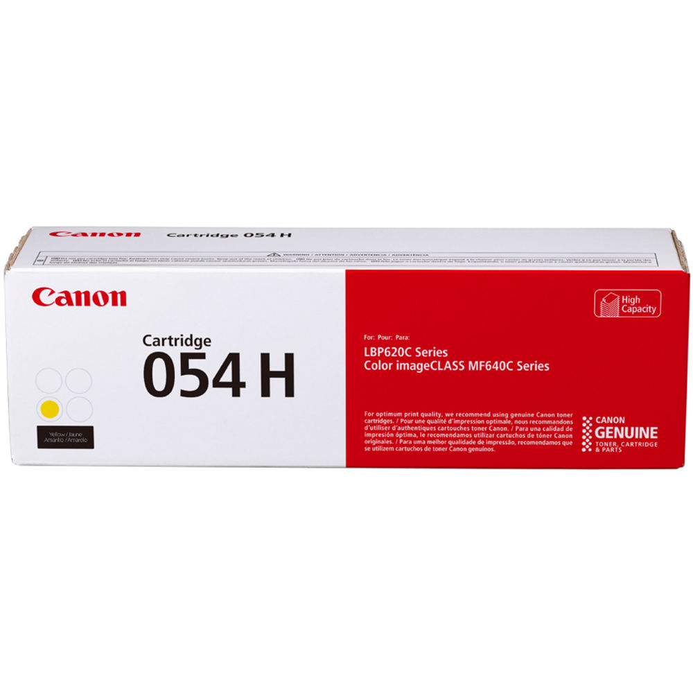 Canon 054 High-Capacity Yellow Toner Cartridge