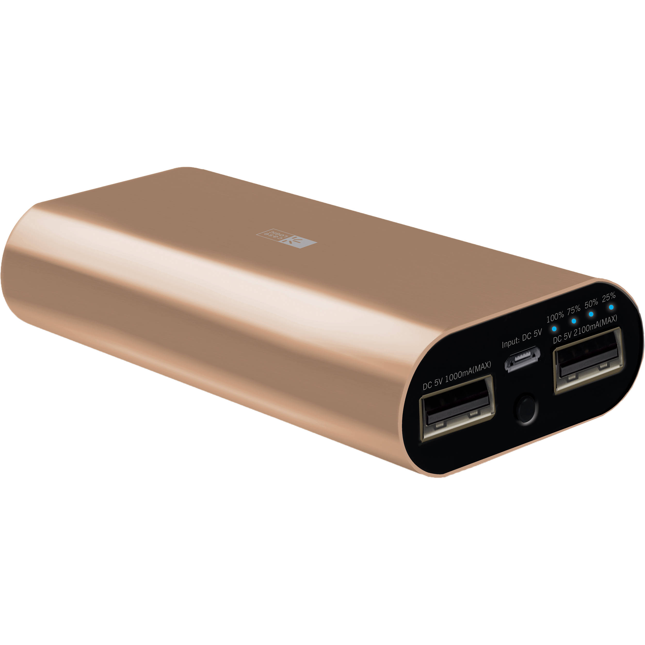 Case Logic 4400mAh Dual-USB Power Bank (Gold)