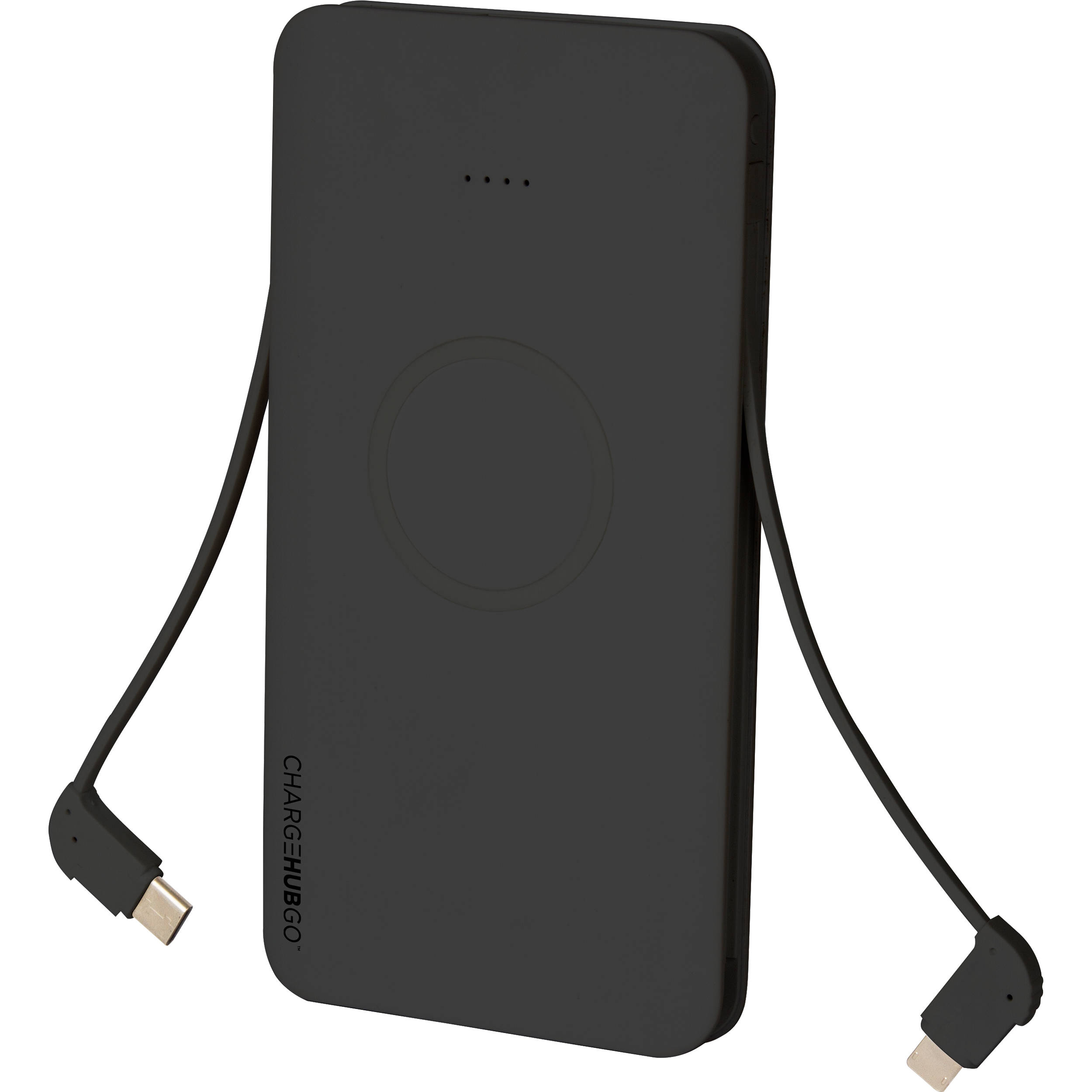 ChargeHub Go+ Wireless Power Bank with Charging Cables
