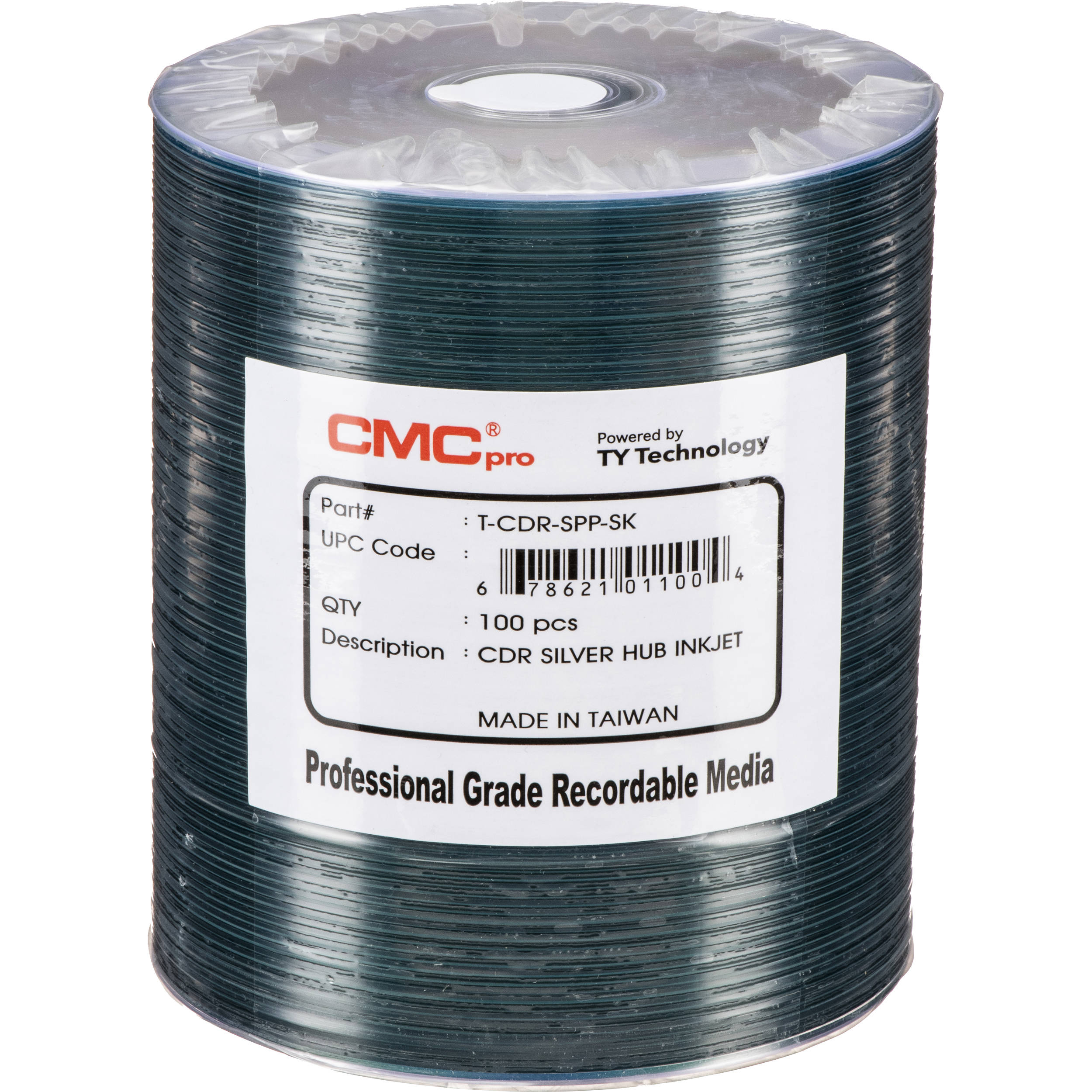 CMC Pro 700MB CD-R 48x Discs (100-Pack)