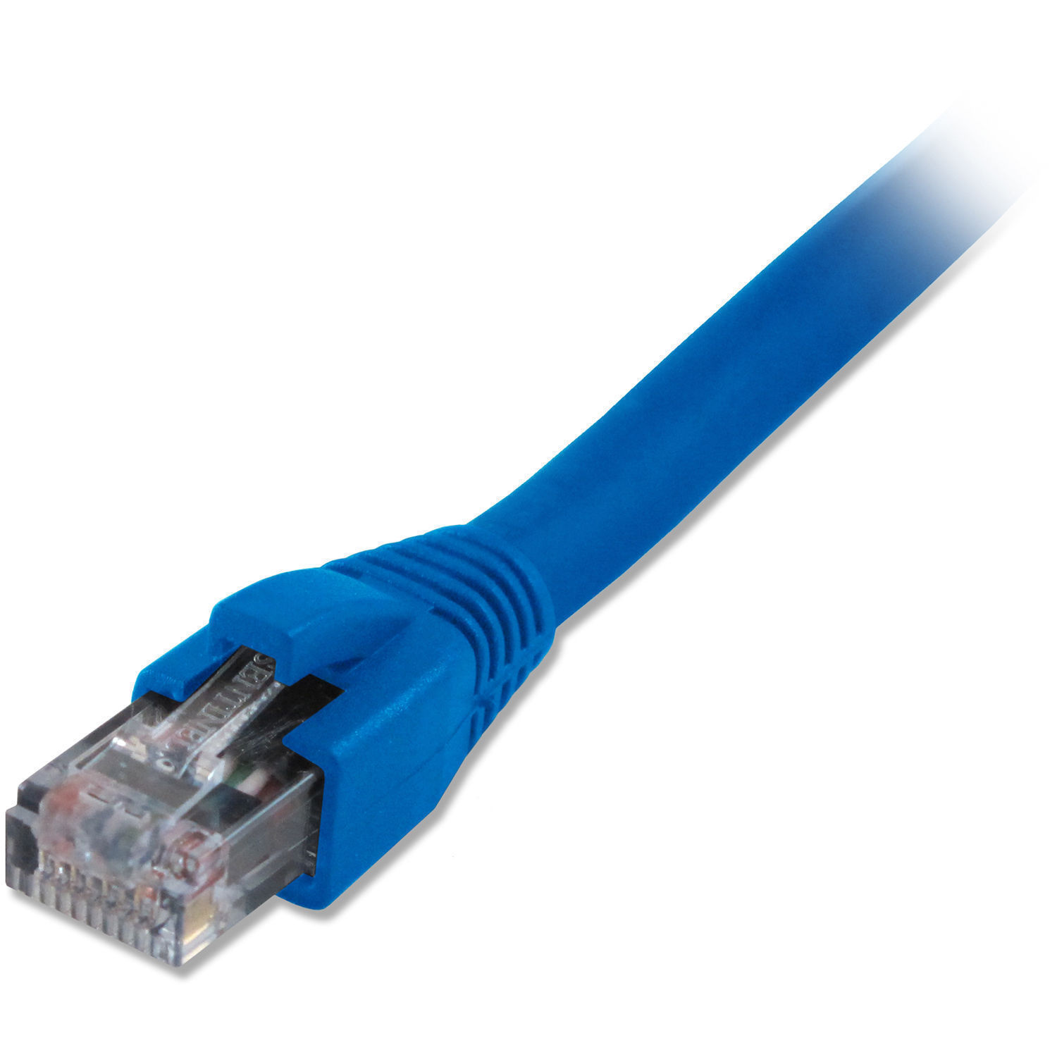 Comprehensive 75' Cat6 Snagless Solid Plenum Shielded Patch Cable (Blue)