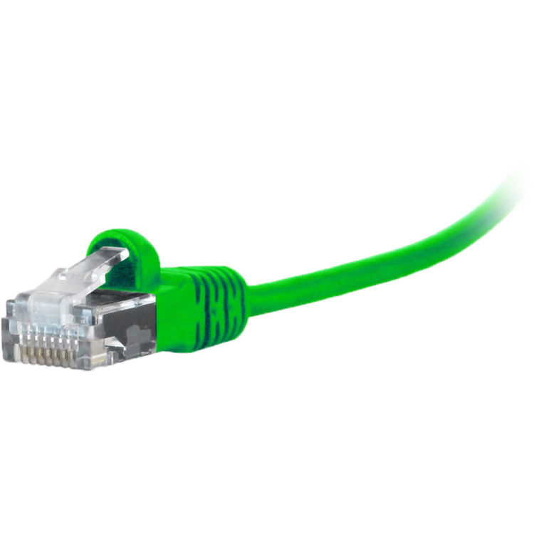 Comprehensive MicroFlex Pro AV/IT Cat 6 Snagless Patch Cable (1', Green)