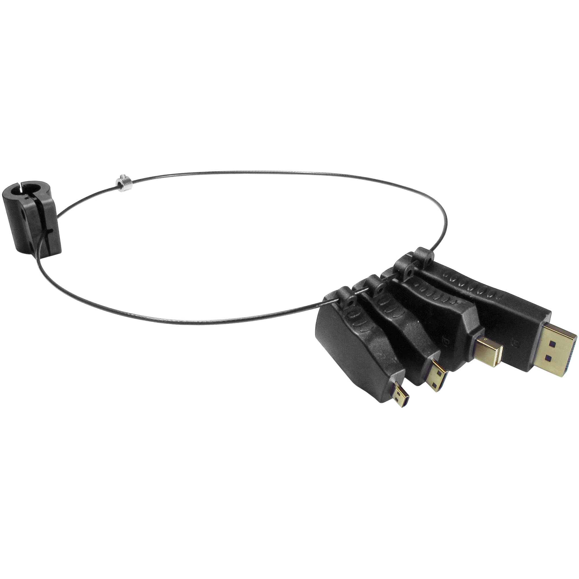 Comprehensive Computer Adapter Ring with 4 Adapters (Mini-DisplayPort, HDMI & DisplayPort)