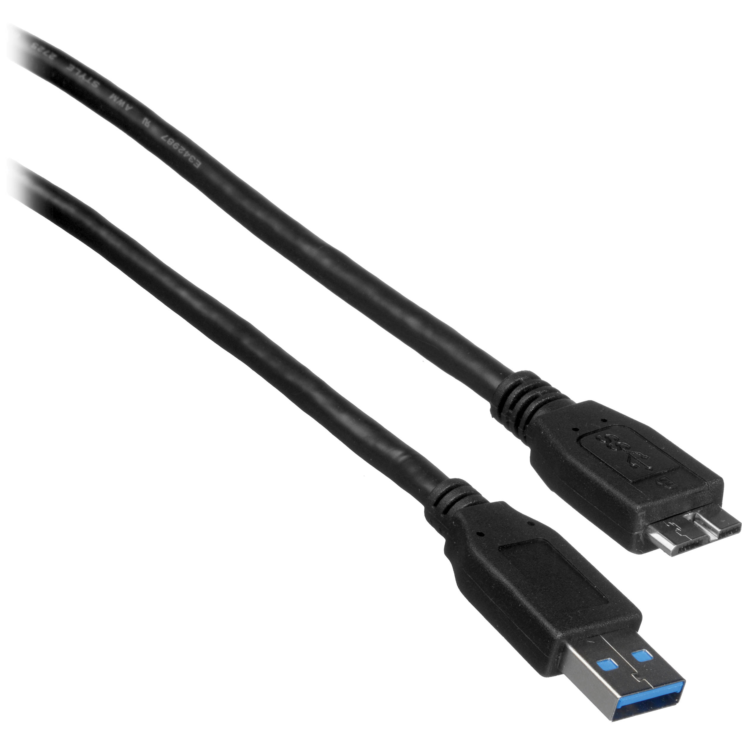 Comprehensive USB 3.1 Gen 1 Type-A Male to Micro-USB Male Cable (Black, 10')