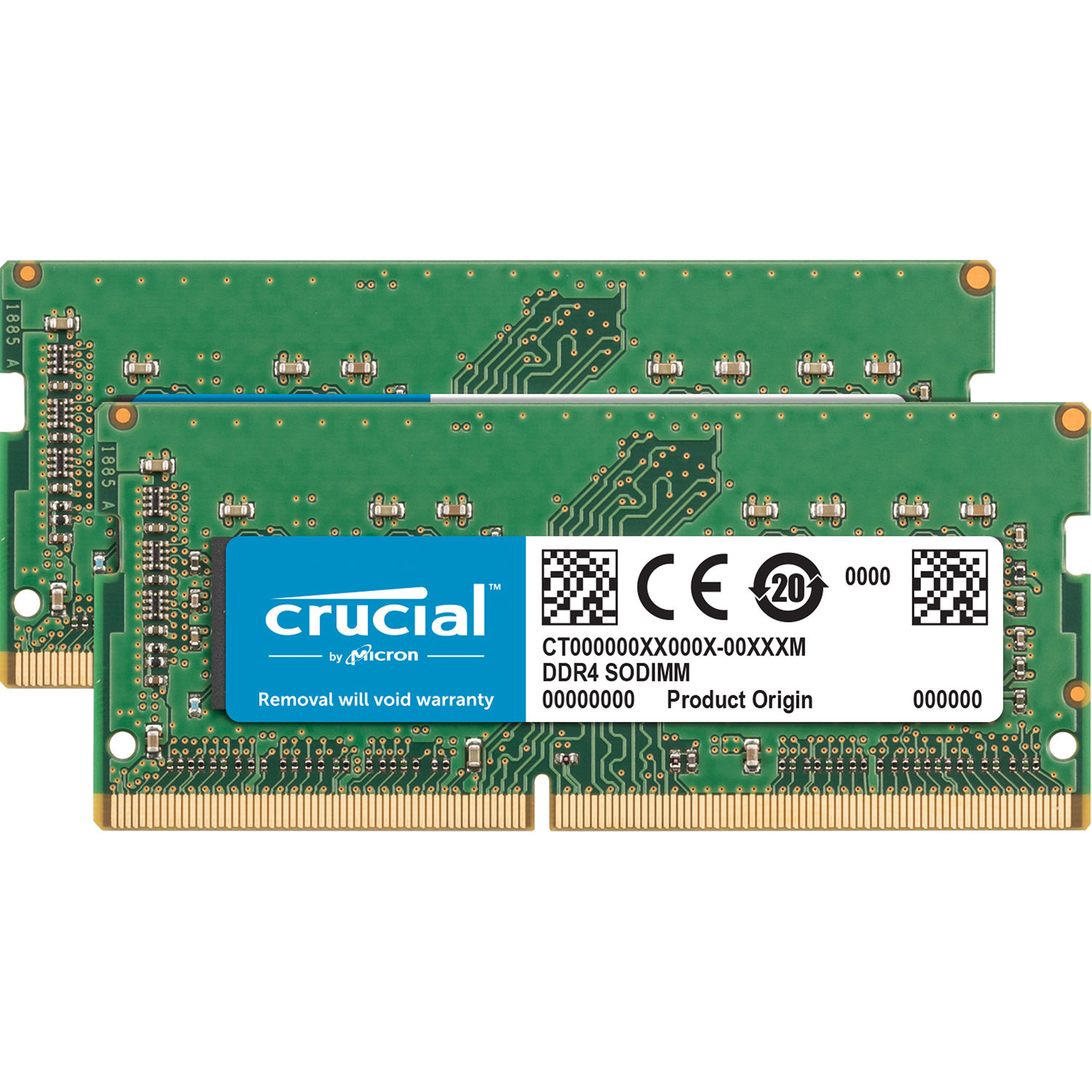 Crucial 16GB DDR4 2400 MHz SO-DIMM Memory Module Kit for Mac (2 x 8GB)