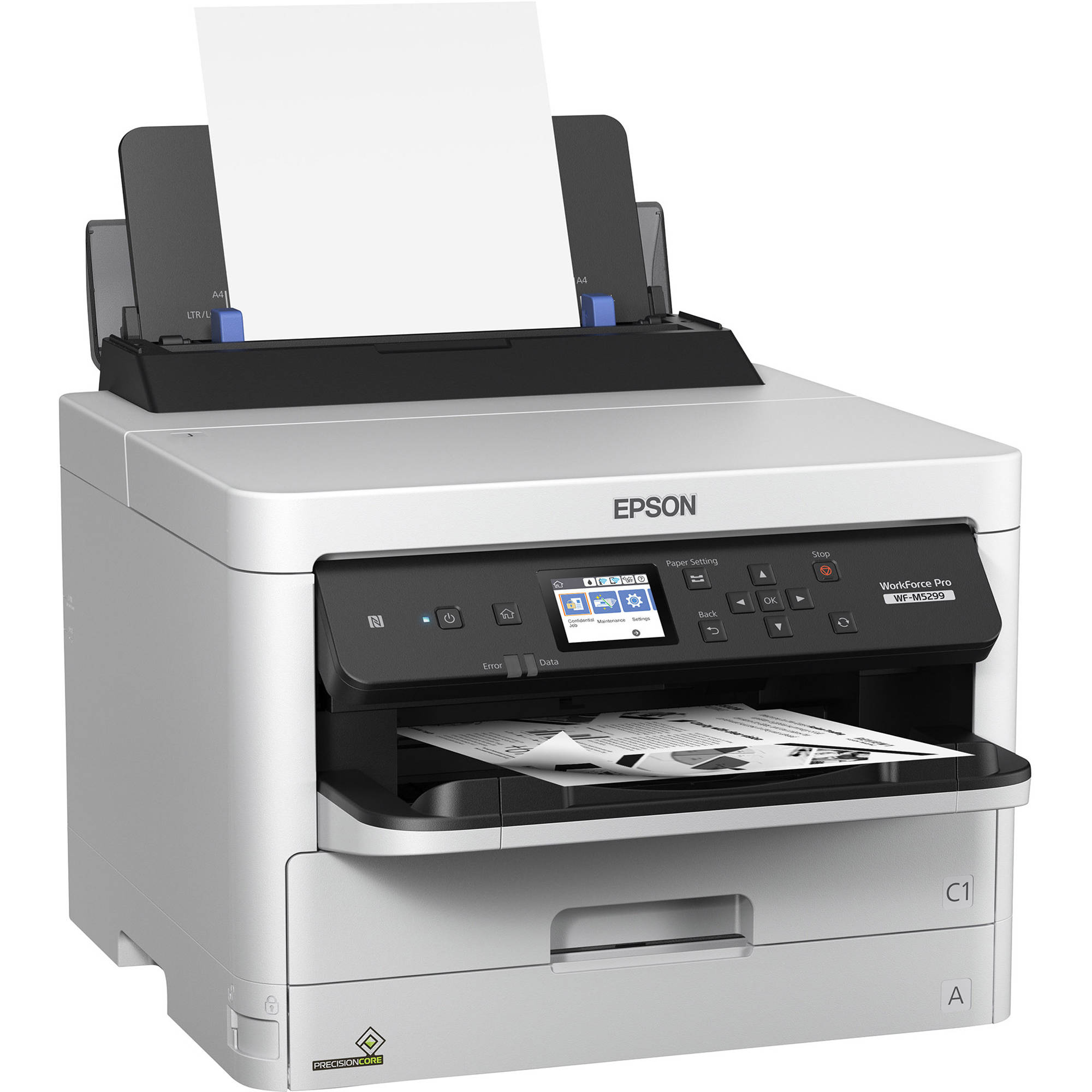 Epson WorkForce Pro WF-M5299 Workgroup Monochrome Printer with Replaceable Ink Pack System