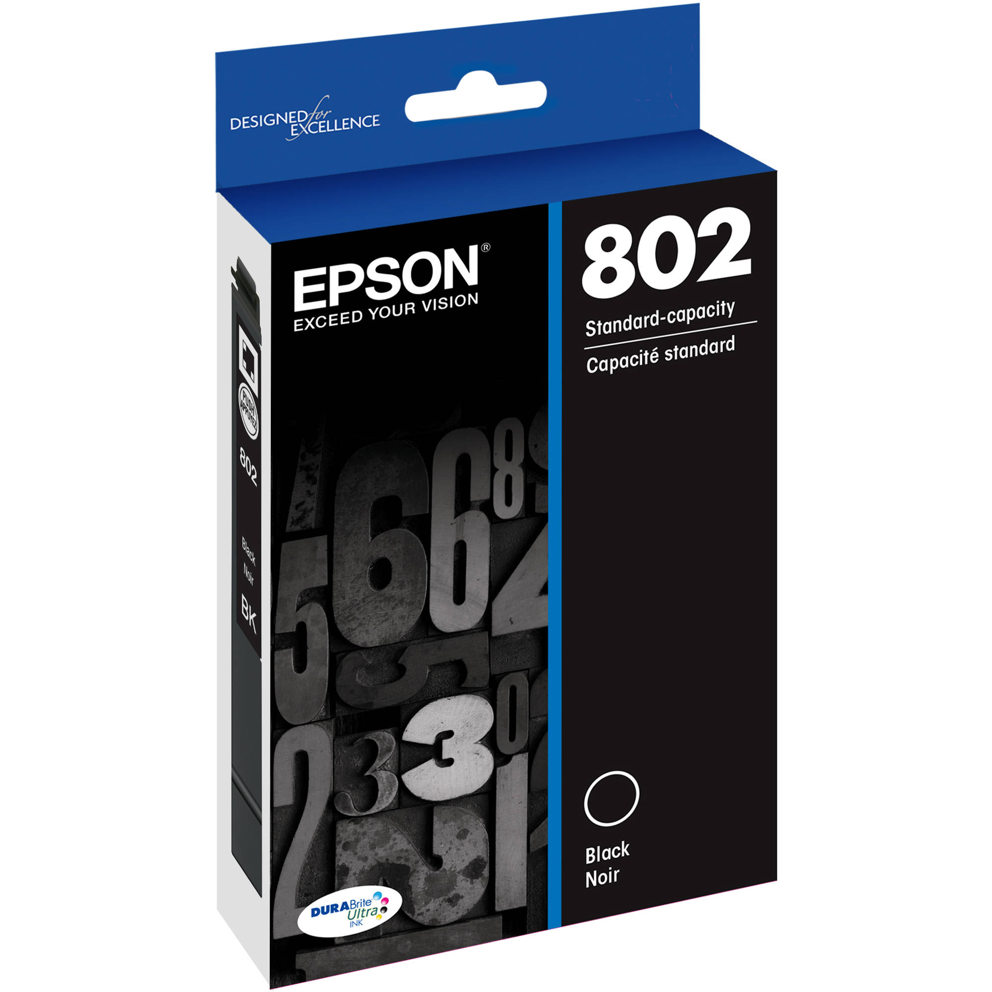 Epson 802 Black DURABrite Ultra Standard-Capacity Ink Cartridge