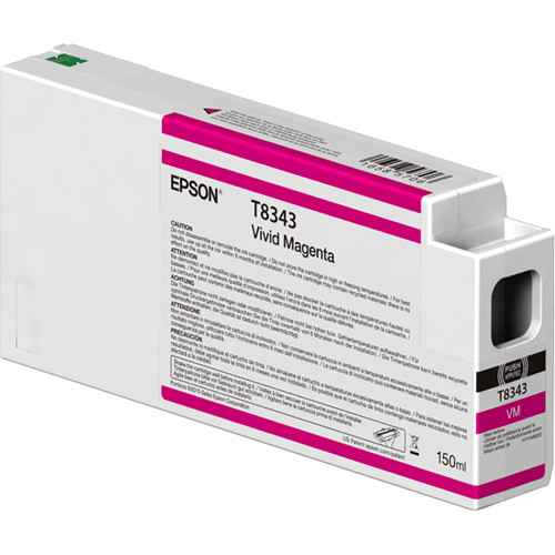 Epson T834300 UltraChrome HD Vivid Magenta Ink Cartridge (150ml)