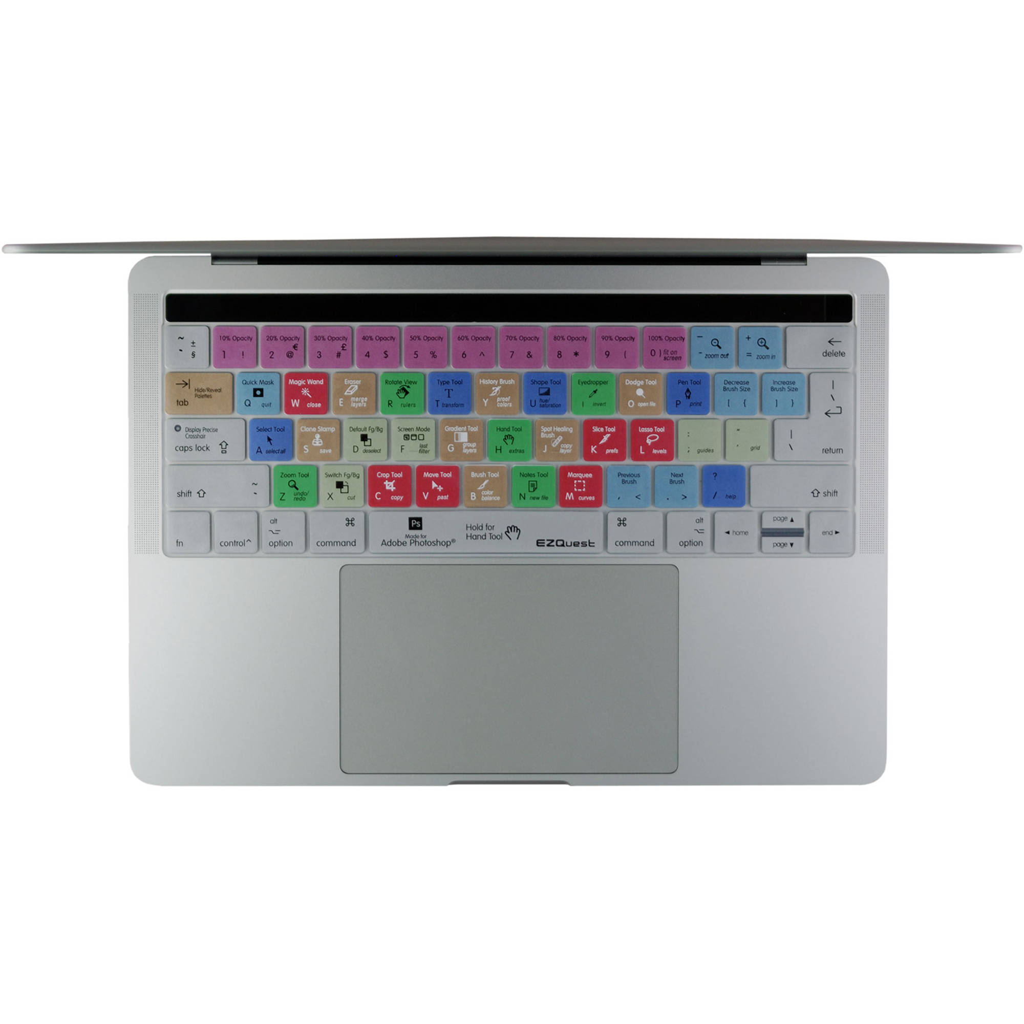 EZQuest Adobe Photoshop Keyboard Cover for the 13.3" & 15.4" MacBook Pro with Touch Bar (Late 2016)