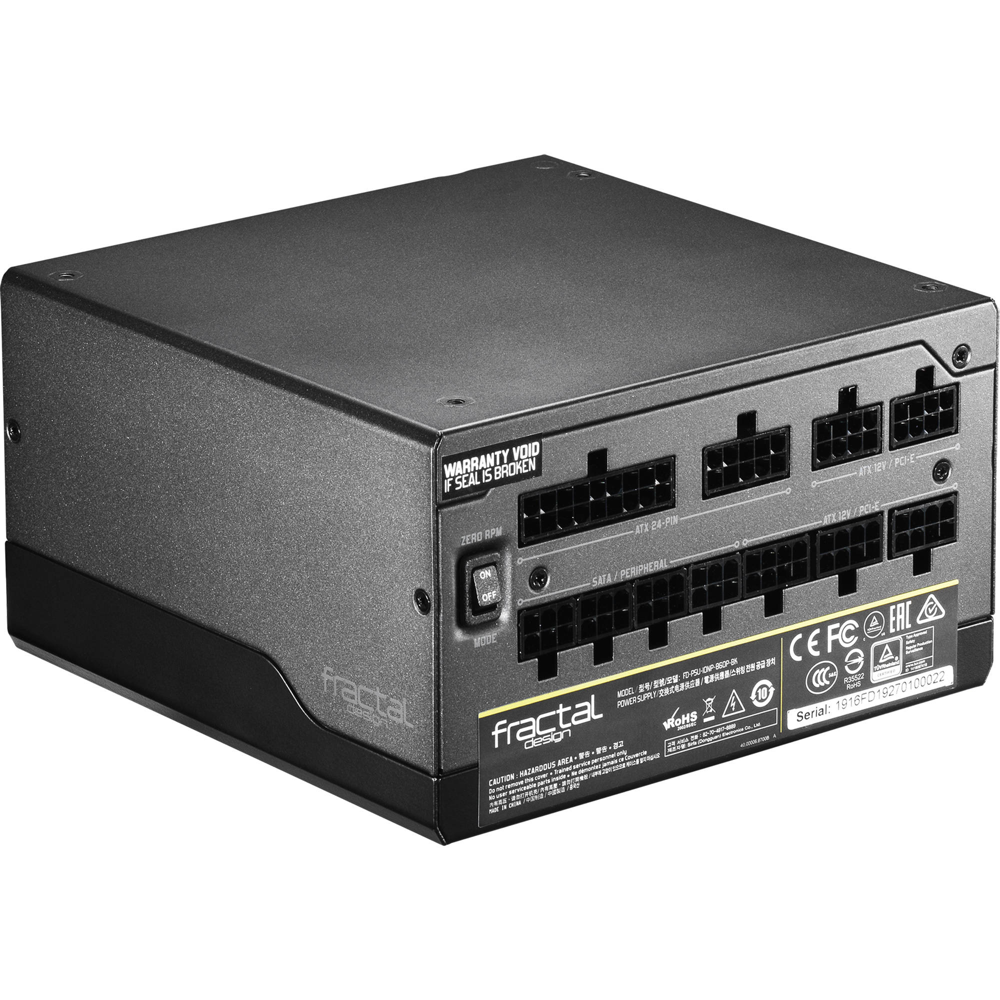 Fractal Design Ion+ 860P 860W 80 PLUS Platinum Modular Power Supply