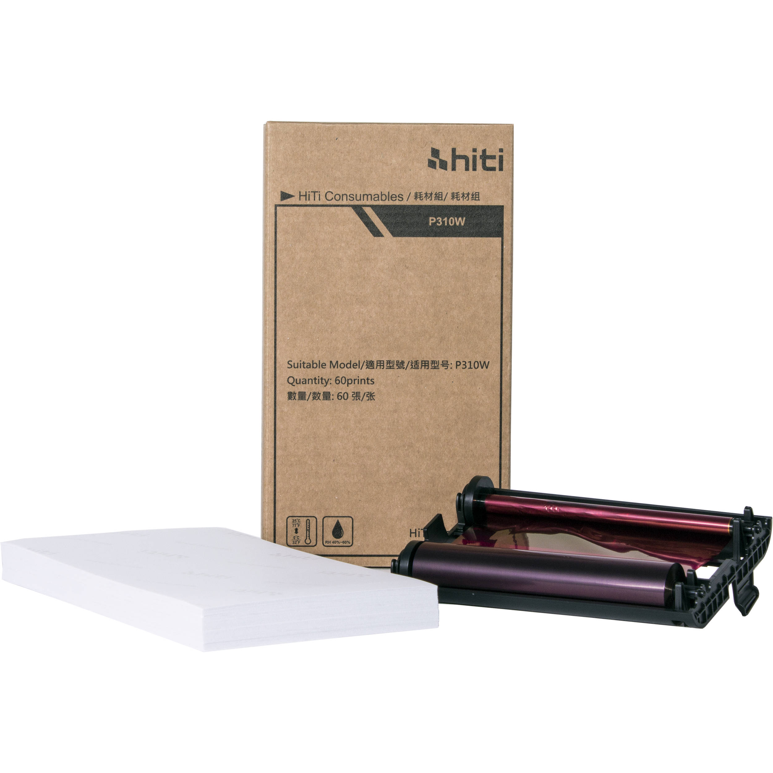 HiTi 4 x 6" Media Pack for P310W ID Photo Printer (60 Prints)
