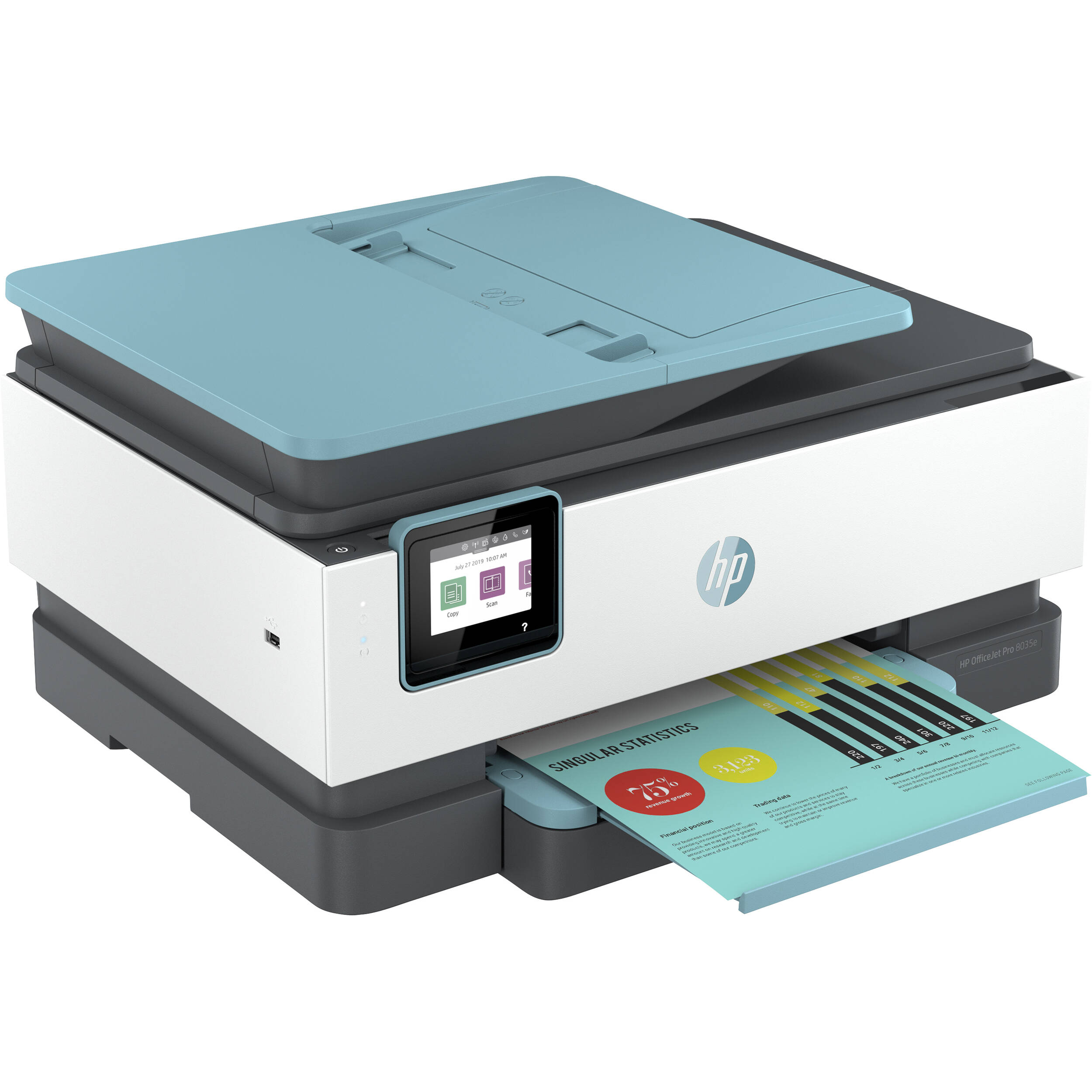 HP OfficeJet Pro 8035e All-in-One Printer with 6 Months Free Ink Through HP+ (Oasis)