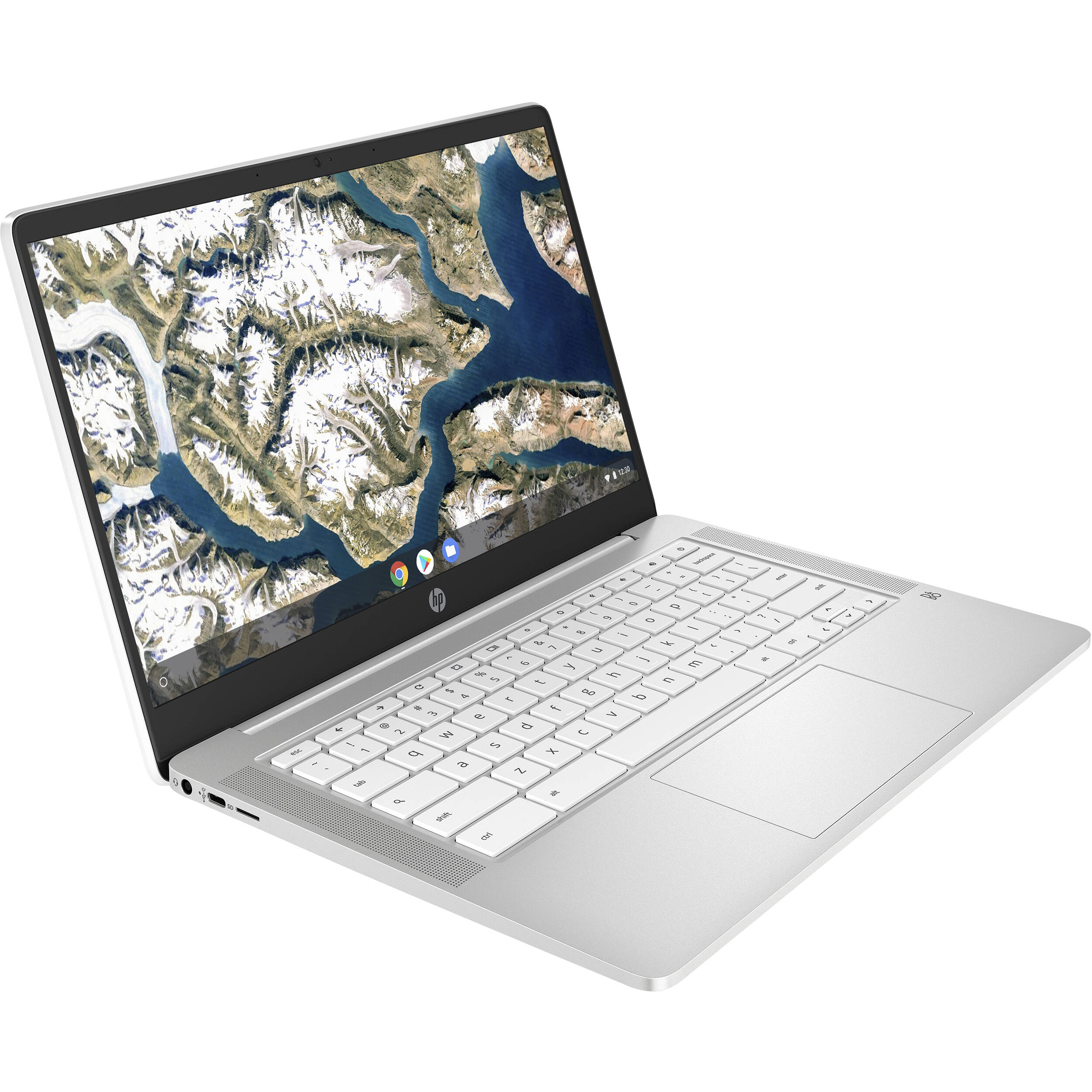 HP 14" 32GB Multi-Touch&nbsp;Chromebook 14a (Ceramic White & Natural Silver)