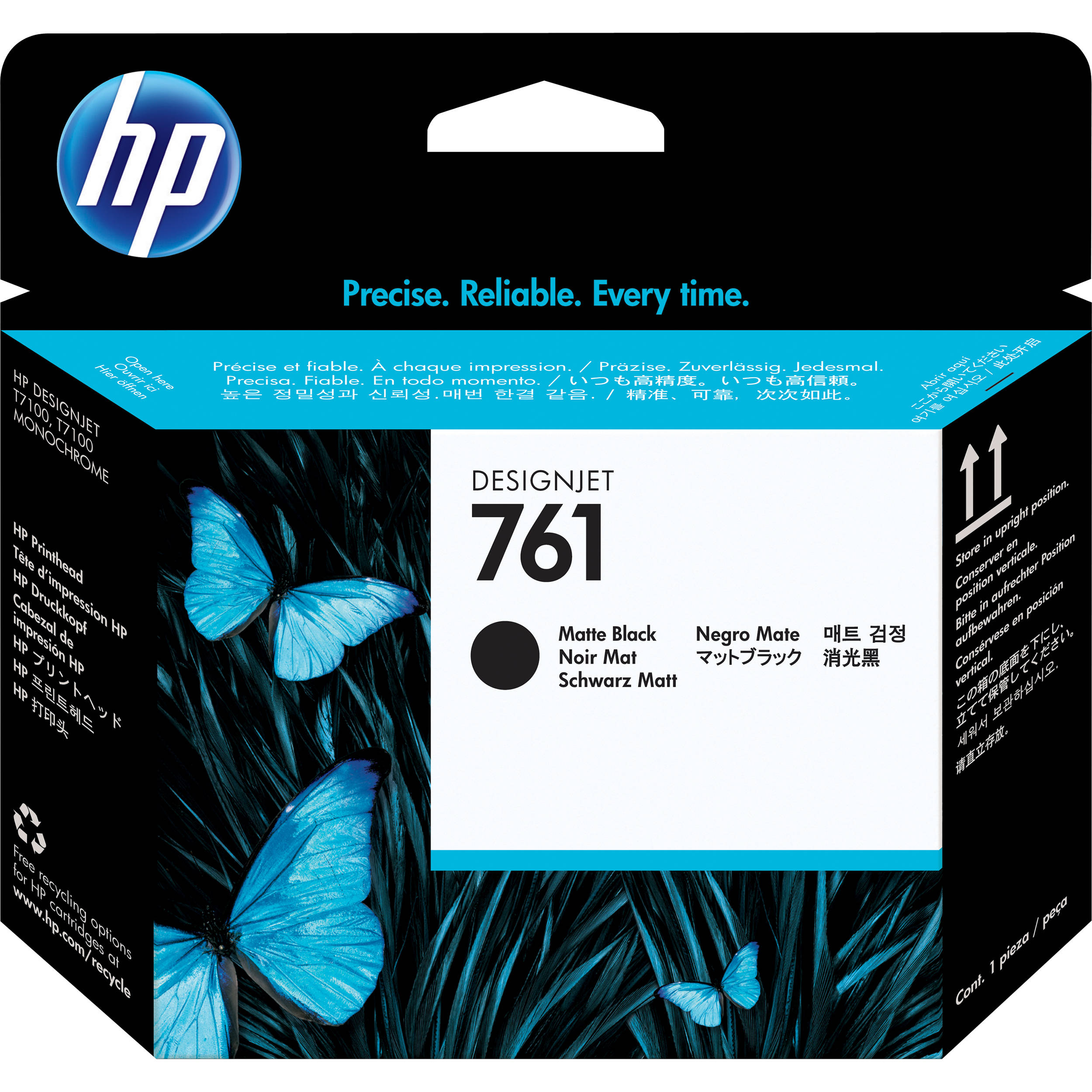HP 761 Matte Black/Matte Black DesignJet Printhead