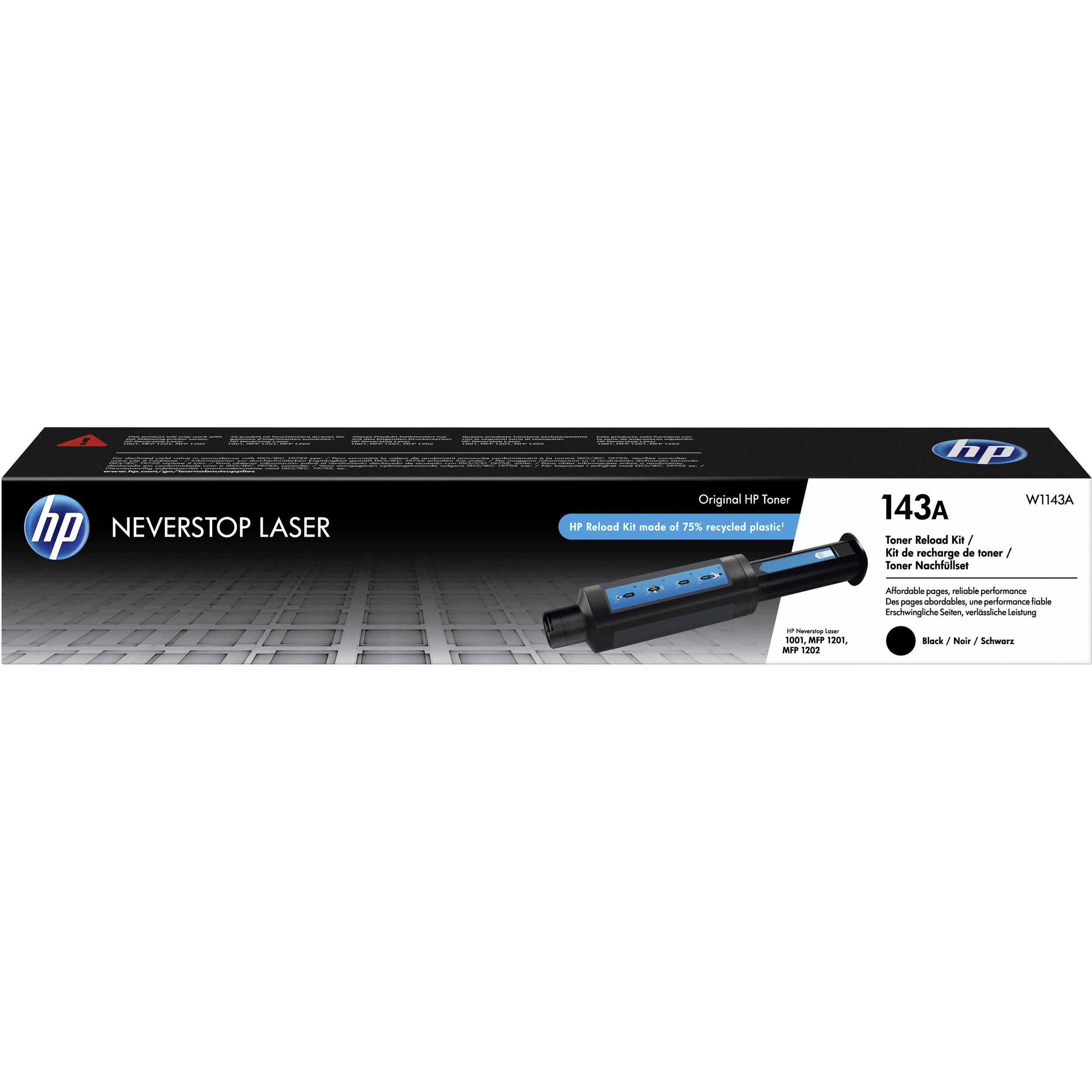HP 143A Black Original Neverstop Toner Reload Kit