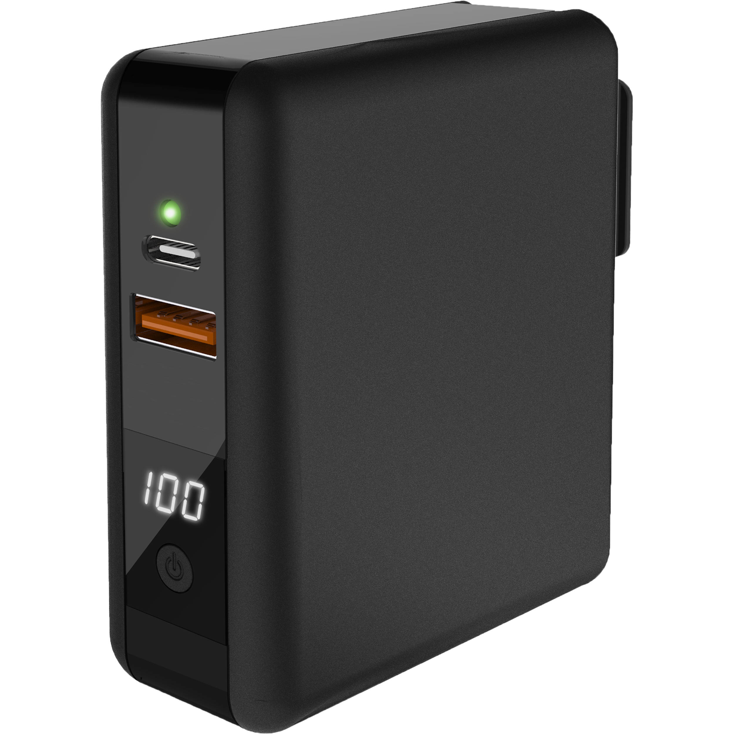 I/OMagic 9000mAh Super AC Dual Port + Qi Wireless Charging Power Bank