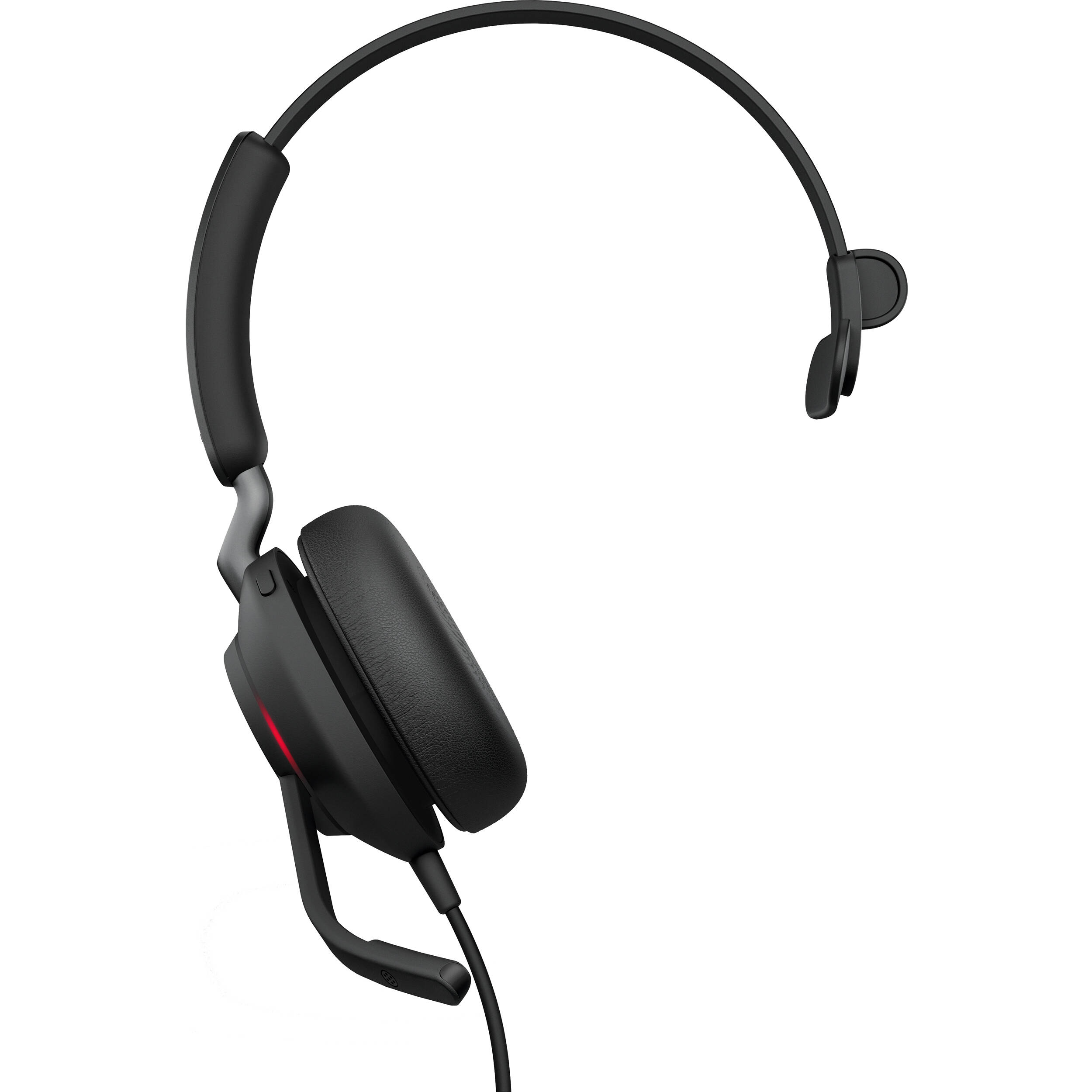 Jabra Evolve2 40 Mono Wired On-Ear Headset (Unified Communication, USB Type-A, Black)