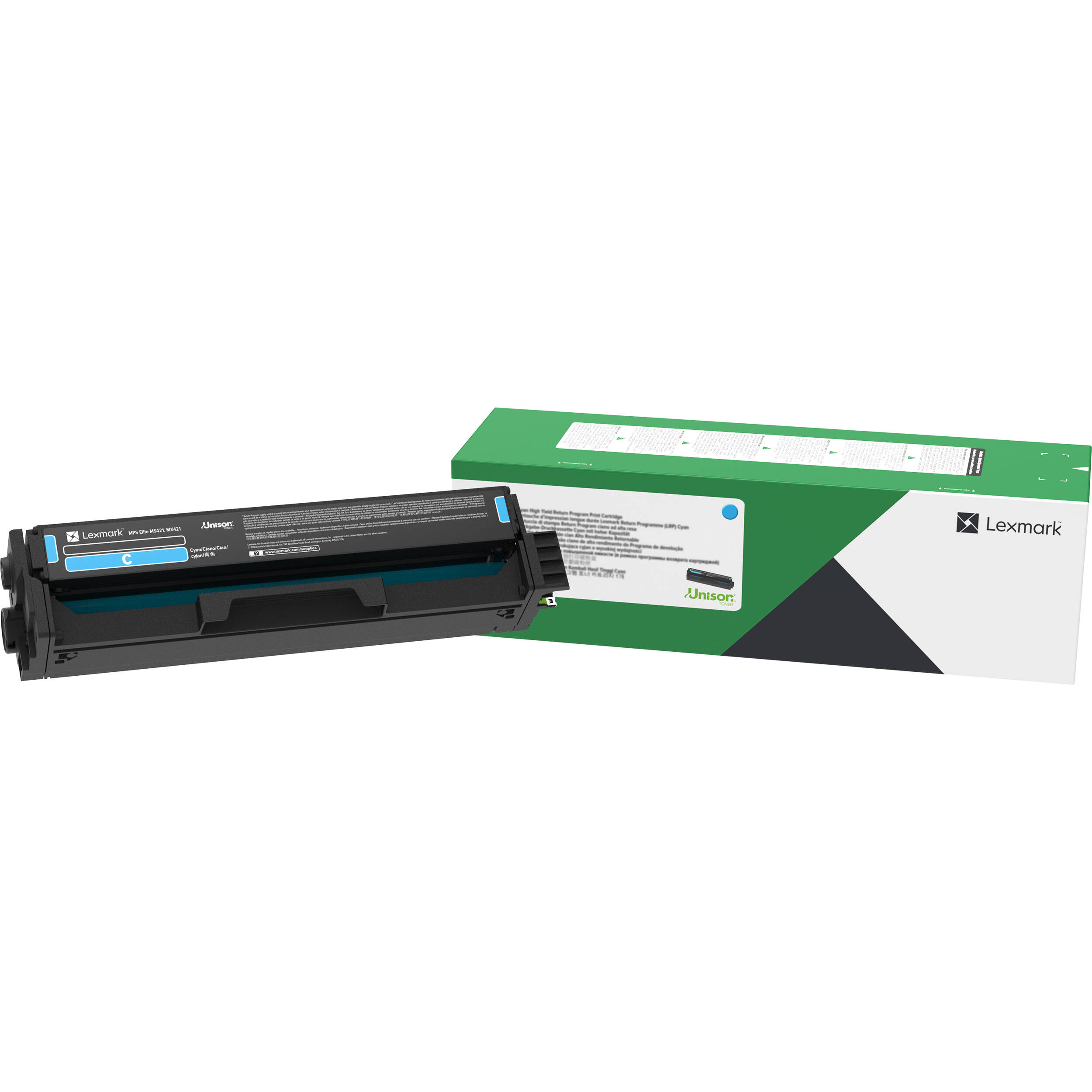 Lexmark 20N1XC0 Cyan Extra High Yield Return Program Toner Cartridge for Select Color Laser Printers
