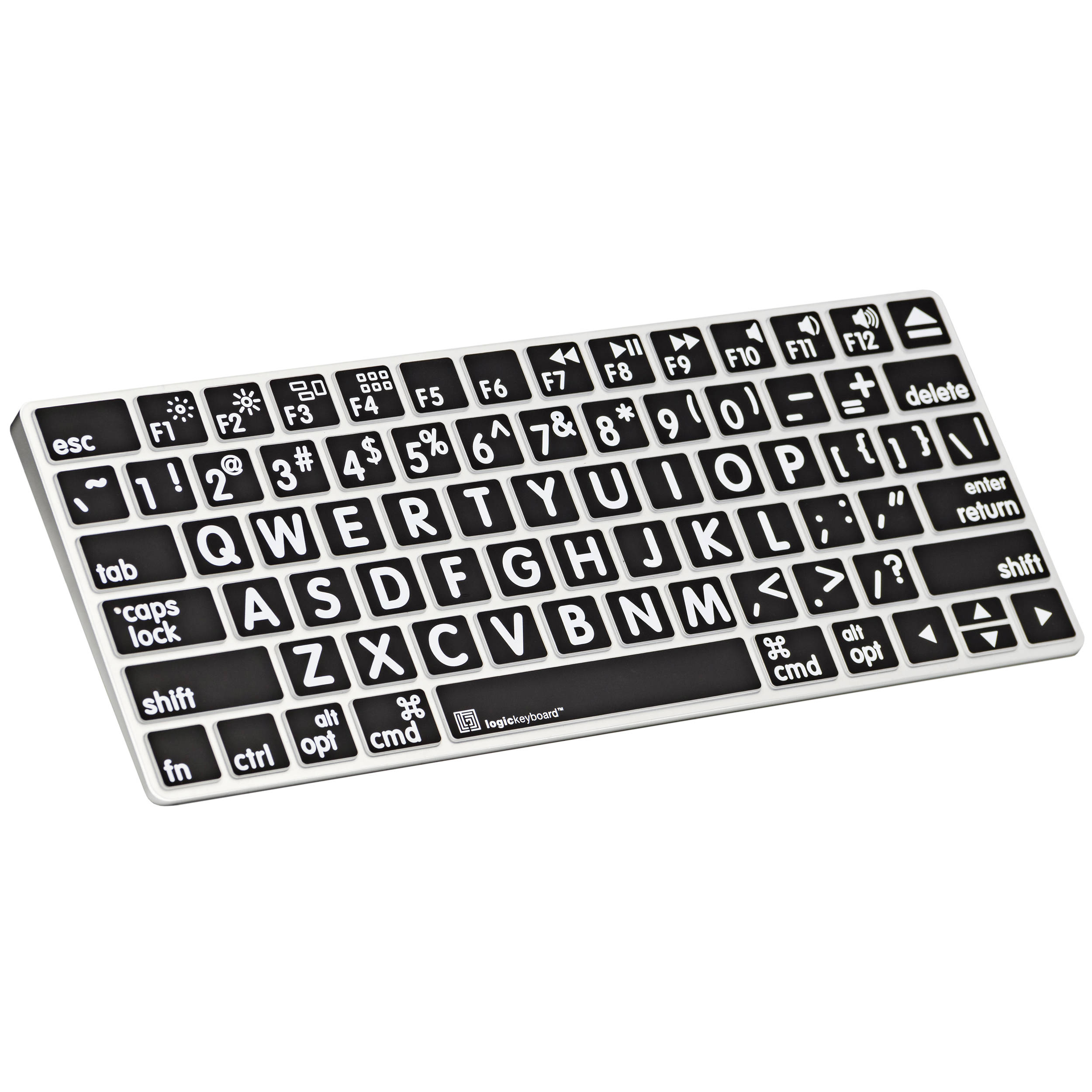 LogicKeyboard LogicSkin Apple Magic Keyboard Cover with White-on-Black Large Print (American English)