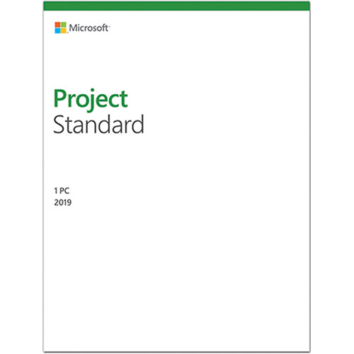 Microsoft Project Standard 2019 (1-User License, Boxed Product Key)