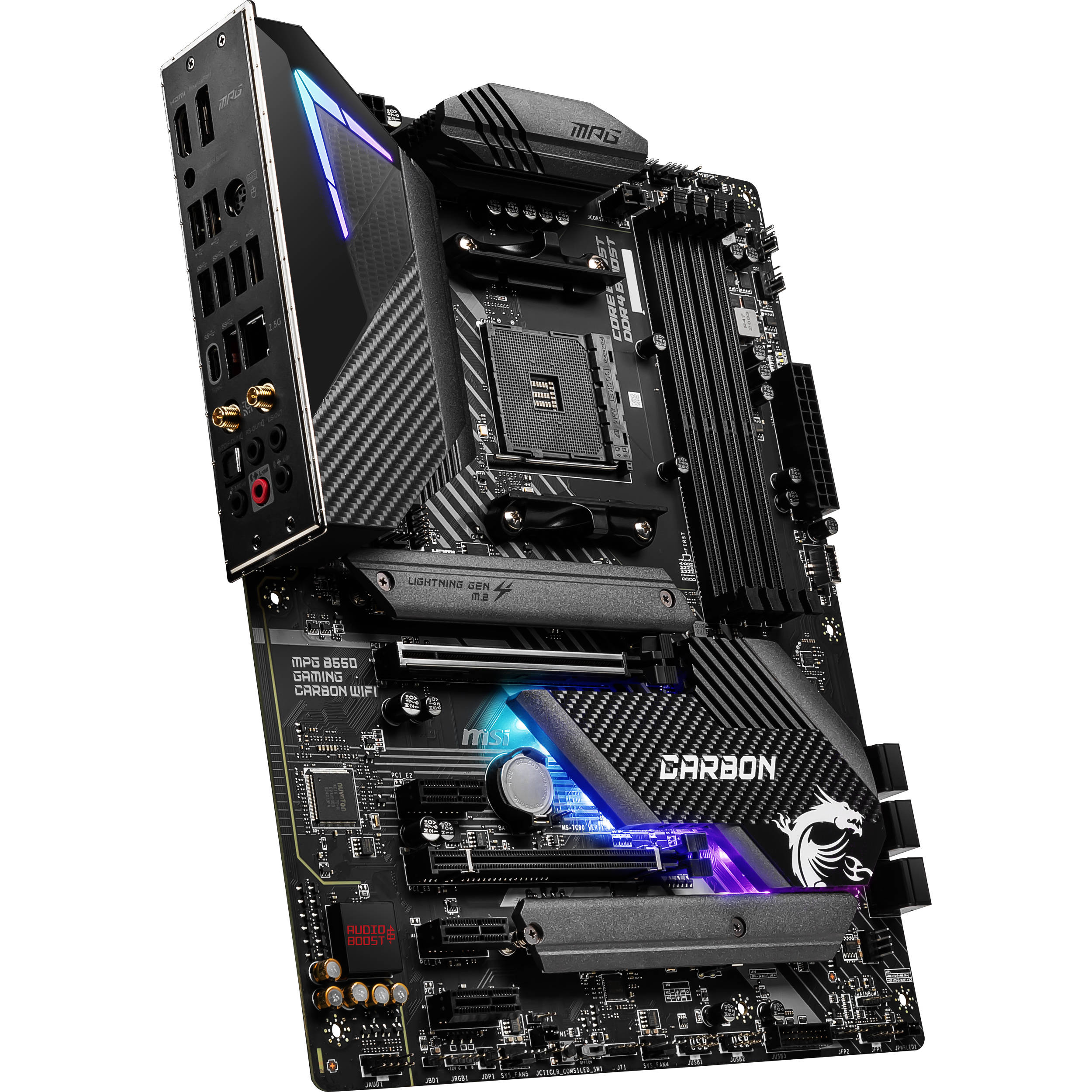MSI MPG B550 GAMING CARBON WIFI AM4 ATX Motherboard
