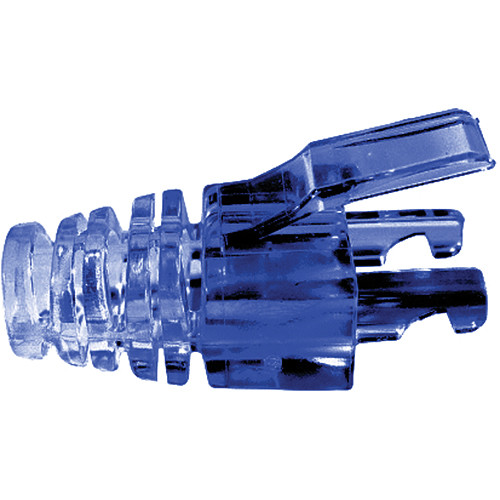 Platinum Tools EZ-DataLock Strain Relief Locks for CAT5e Connectors (Blue, Pack of 100)