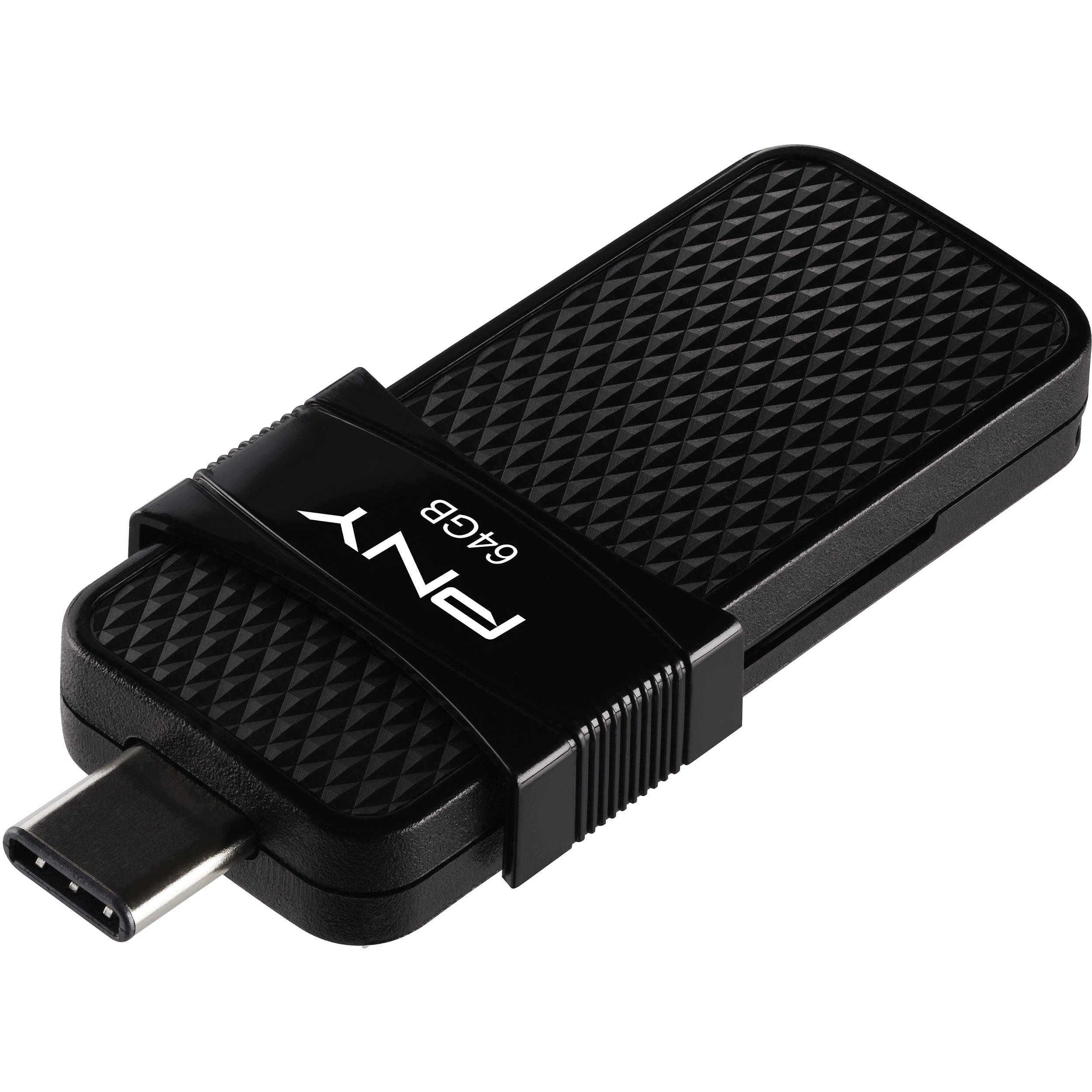 PNY Technologies 64GB DUO LINK USB 3.1 Type-C OTG Flash Drive