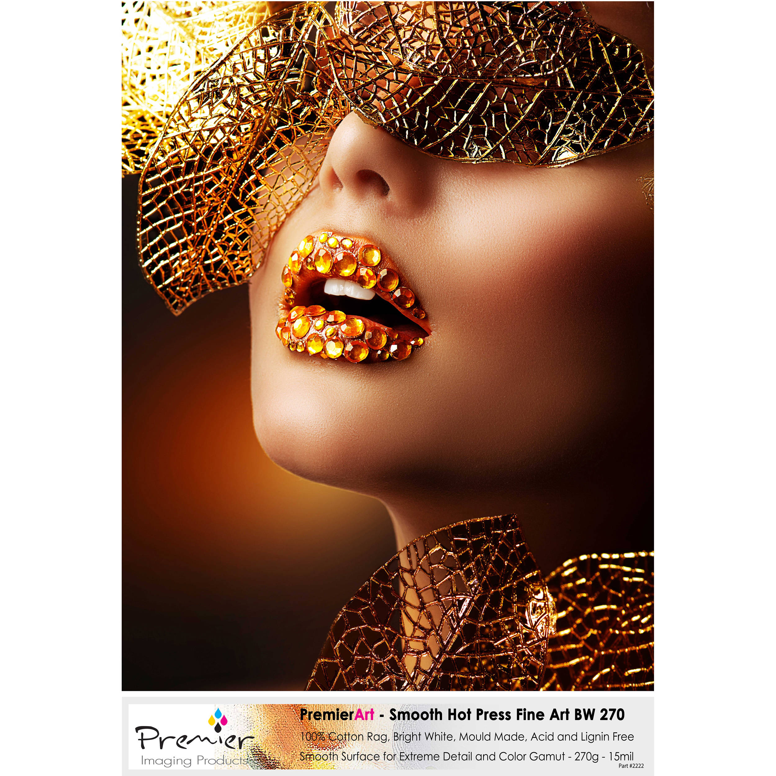 Premier Imaging Smooth Fine Art Bright White Paper (270 gsm, 13 x 19", 50 Sheets)