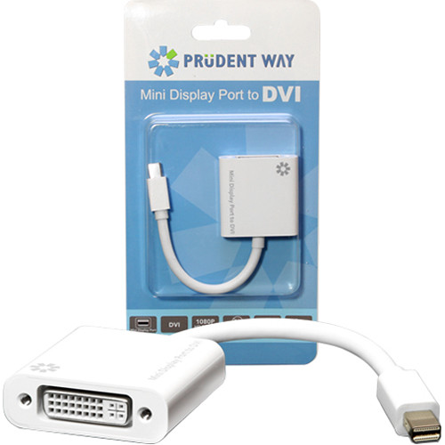 Prudent Way Mini-DisplayPort to DVI Adapter
