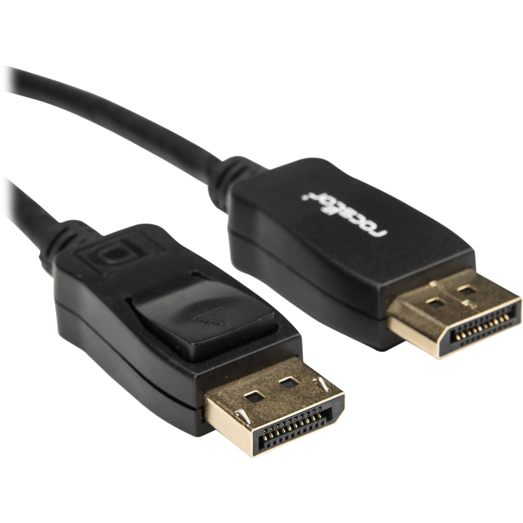 Rocstor DisplayPort 1.2 Cable with Latches (10')