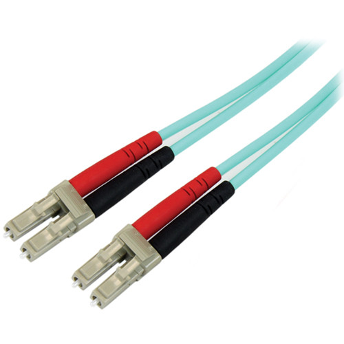 StarTech 3.3' (1m) 10 Gb Multimode 50/125 Duplex LSZH Fiber Patch Cable LC - LC